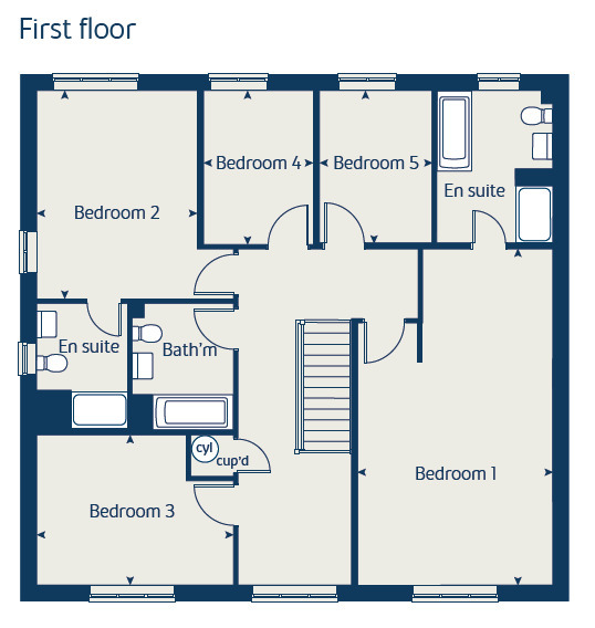 396, Watermill Way, Northampton floorplan