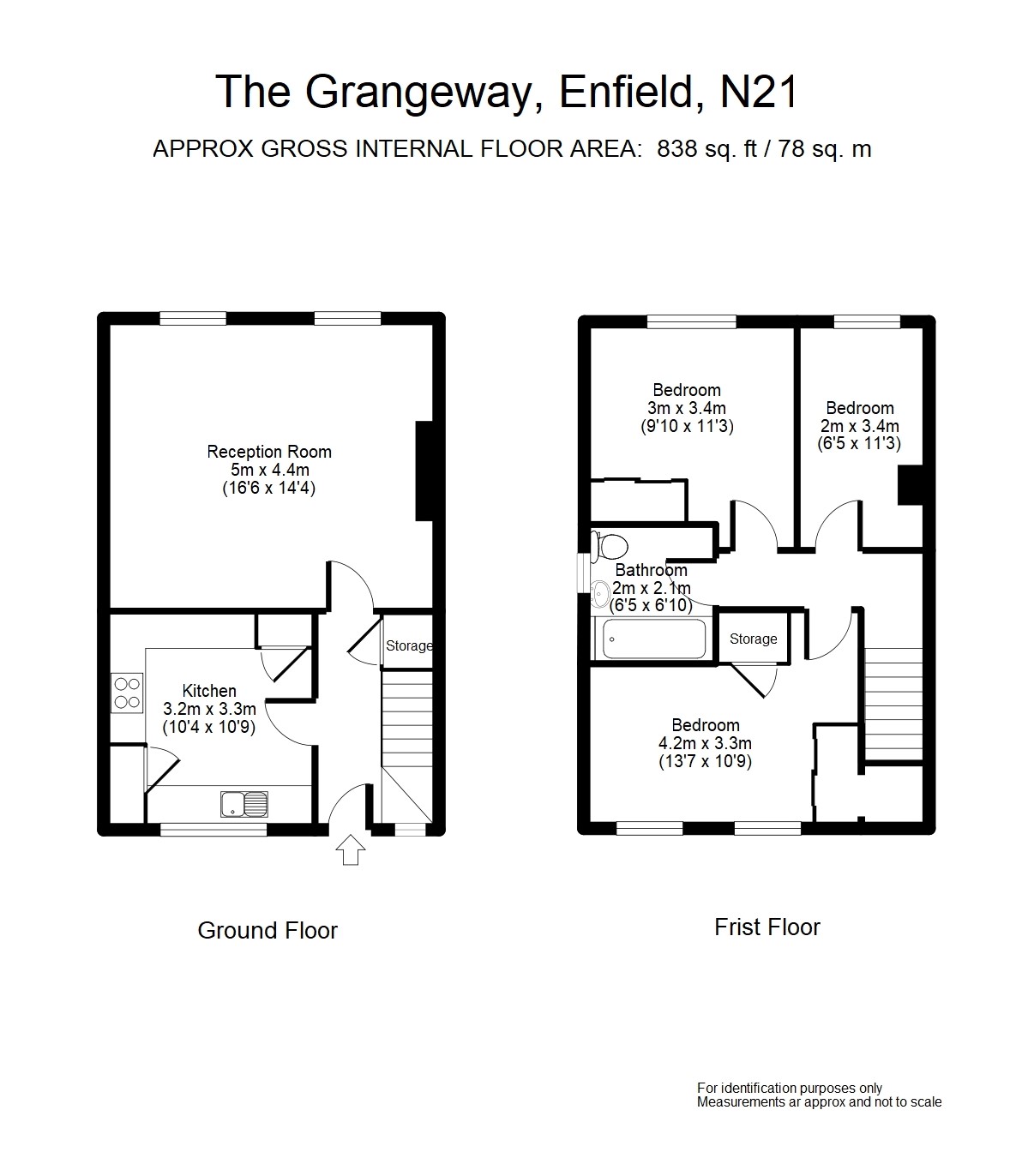 3 Bedrooms Maisonette for sale in The Grangeway, Grange Park, London N21