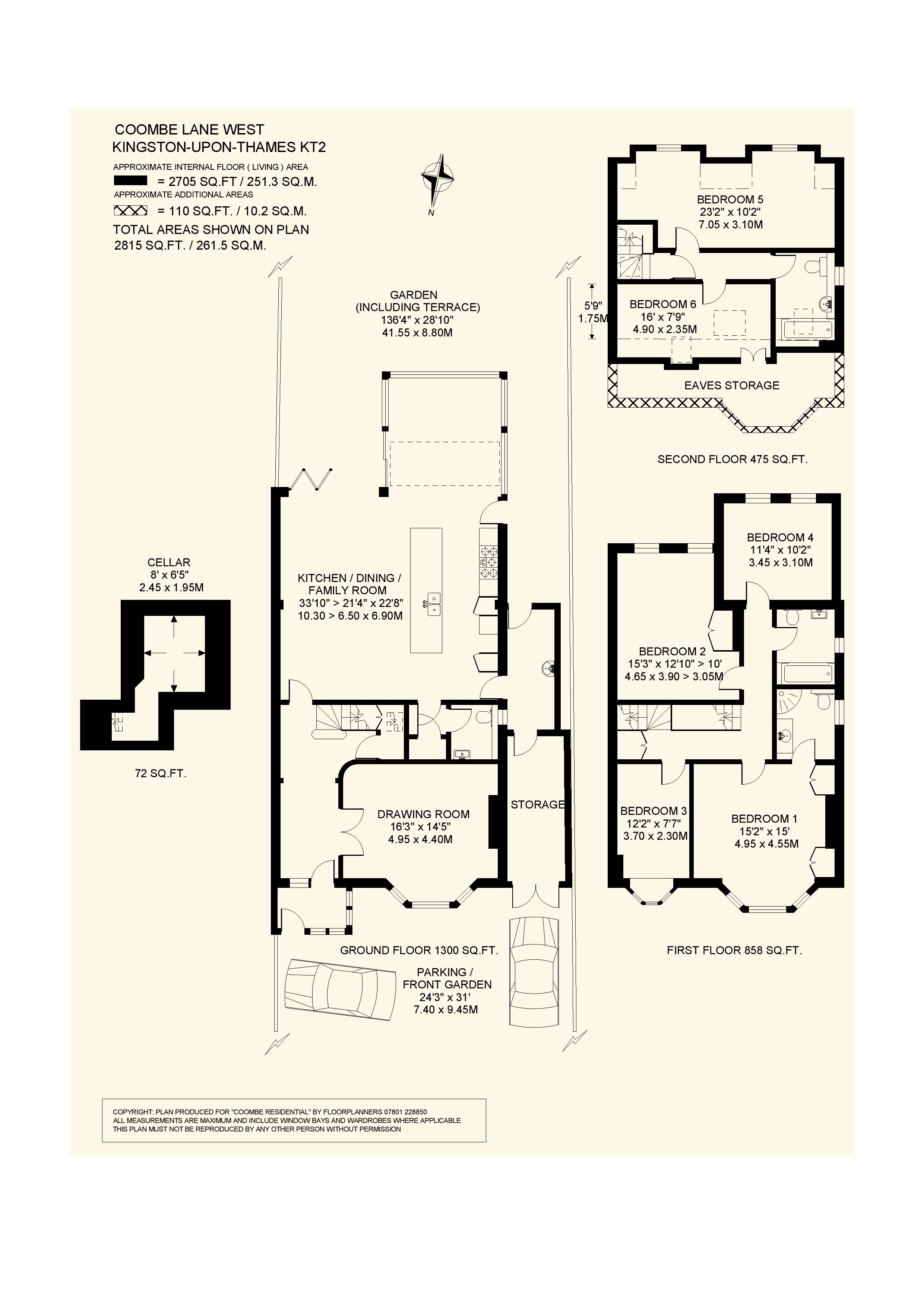 54, Coombe Lane West, Surrey floorplan