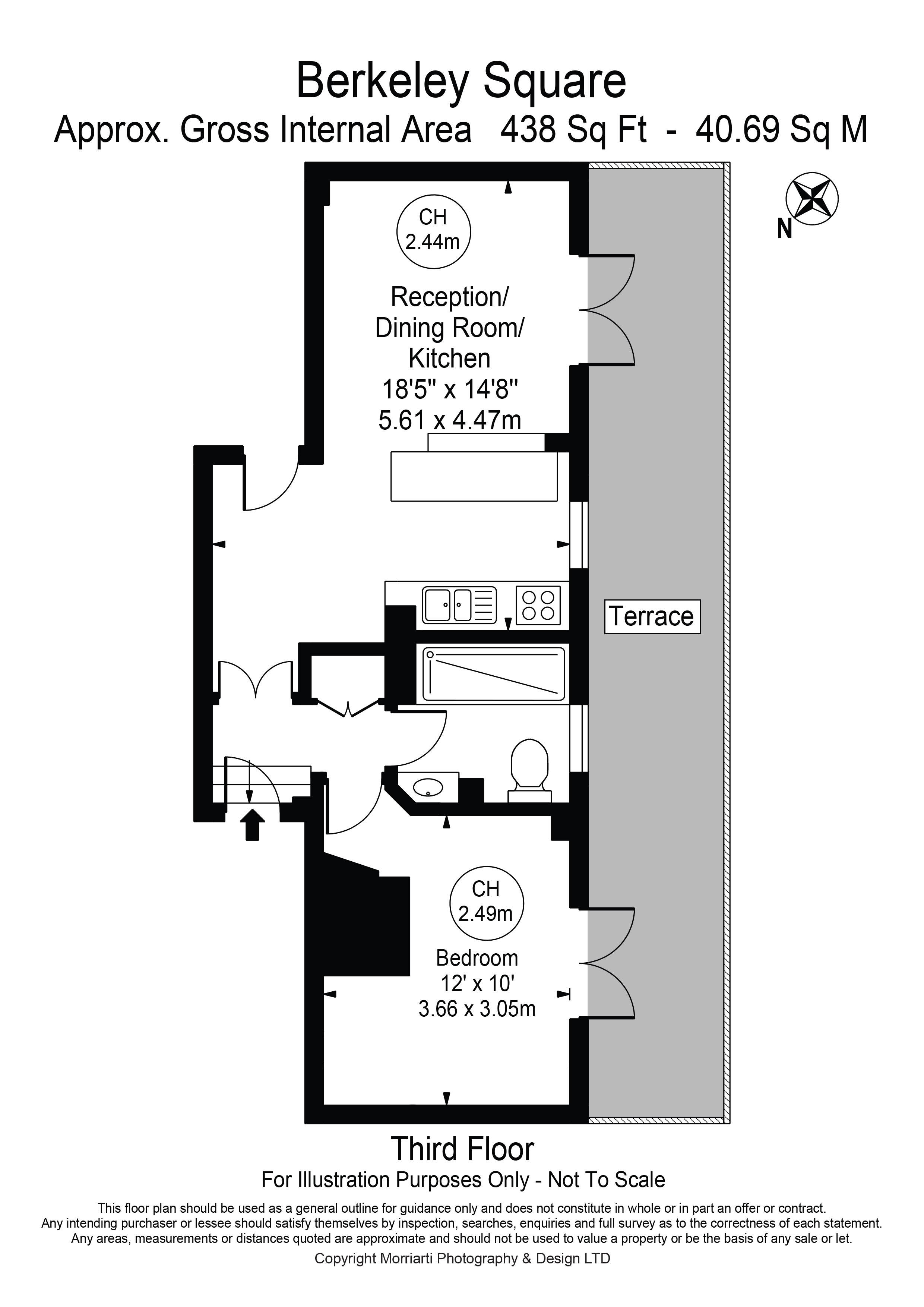 Flat O, 48, Berkeley Square, London floorplan