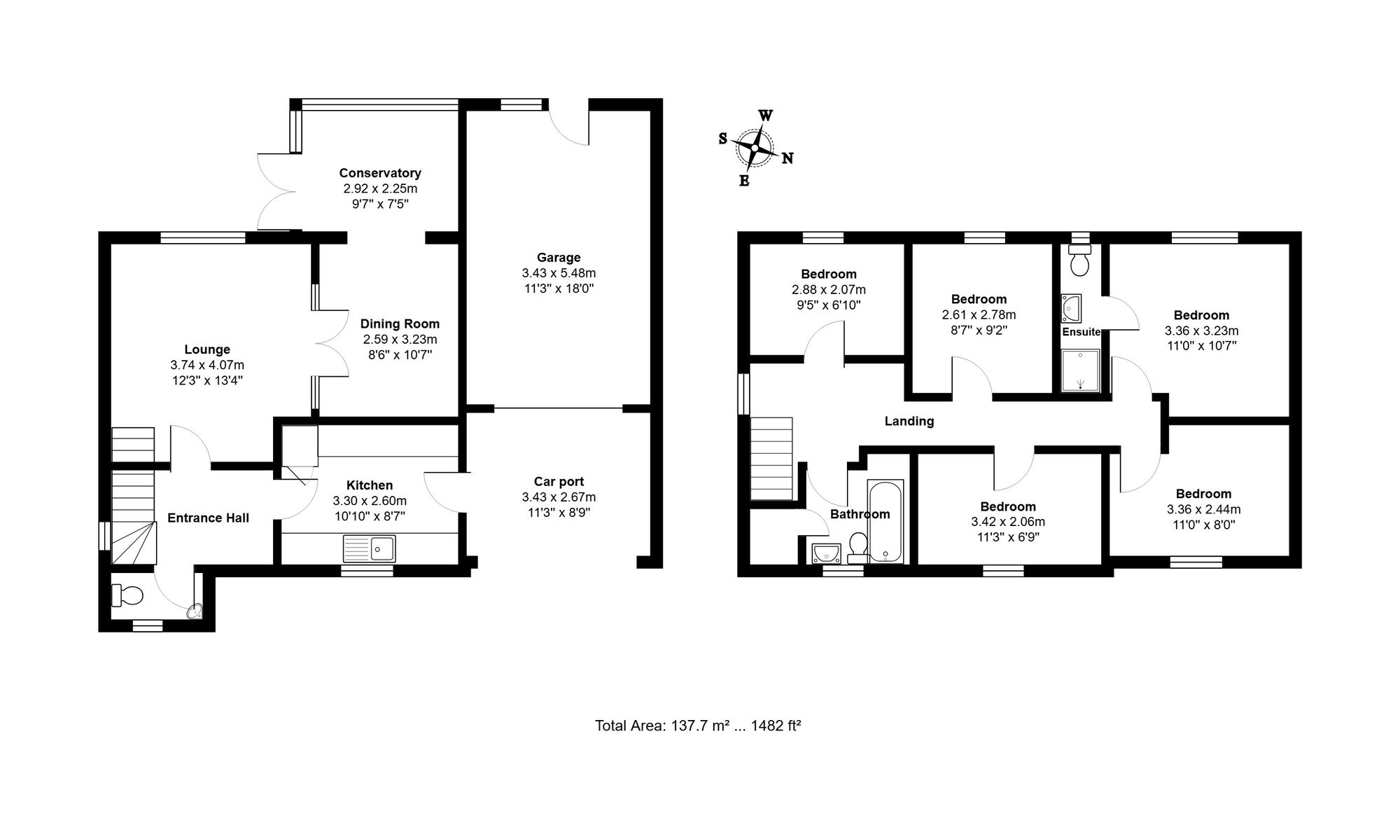 12 Spencer Way, Stowmarket floorplan