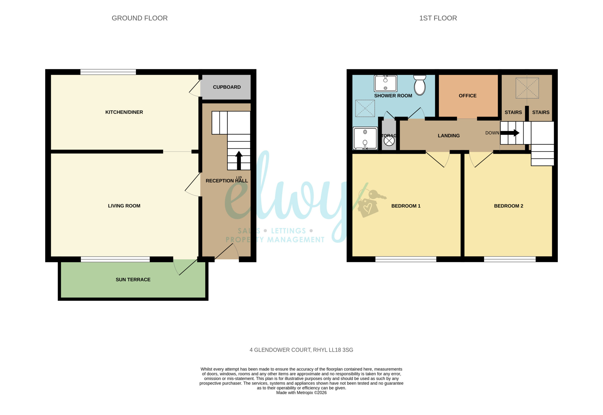 Glendower Court, Rhyl floorplan