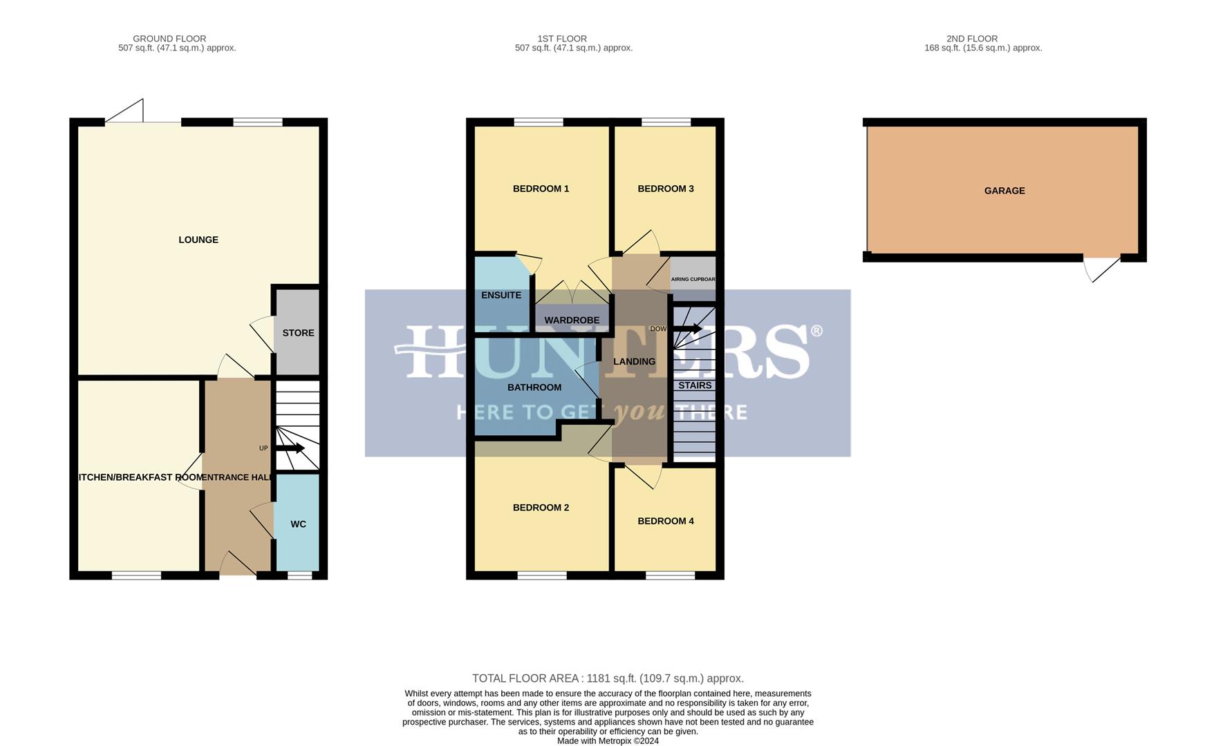 4, Holloway Court, Wombourne floorplan