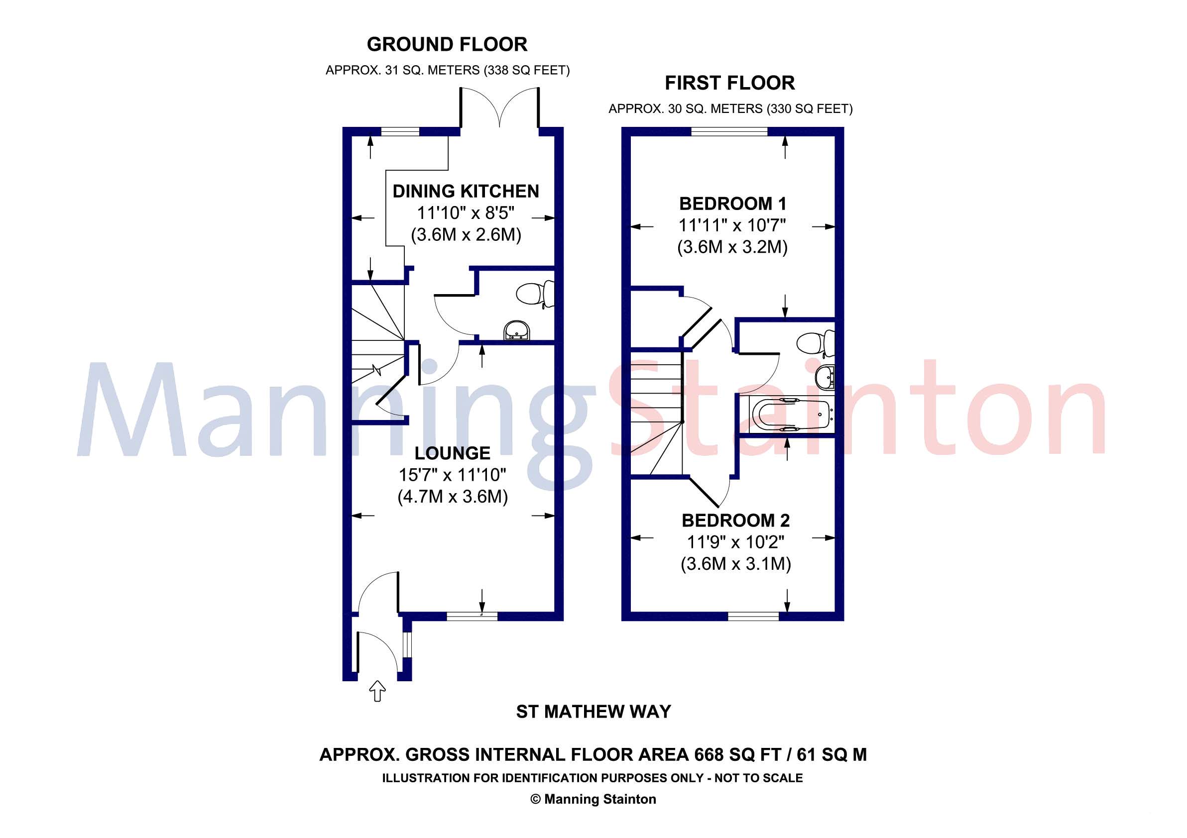 19, St. Mathew Way, Leeds floorplan