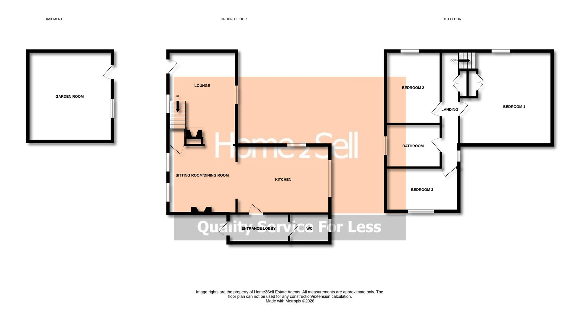 45, Nottingham Road, Belper floorplan