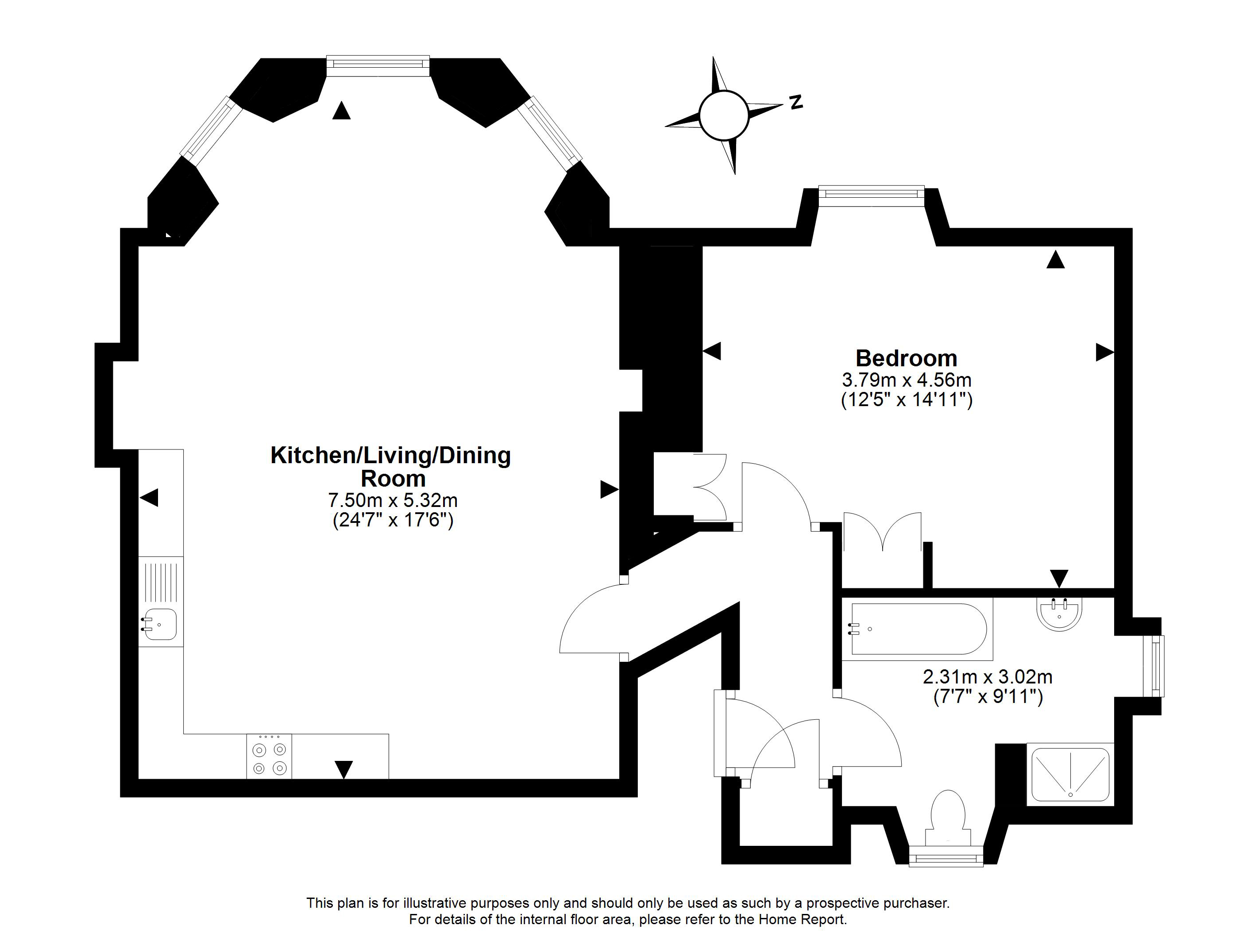 5, Venlaw Castle Apartment, Peebles floorplan