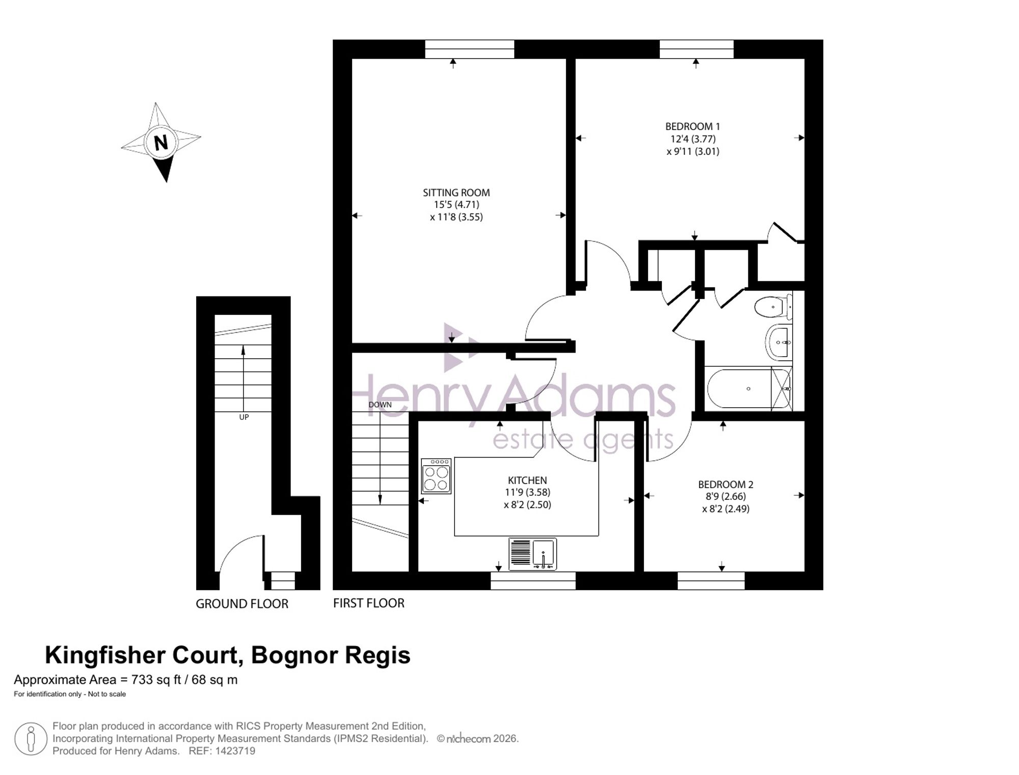 51 Kingfisher Court, Bognor Regis floorplan