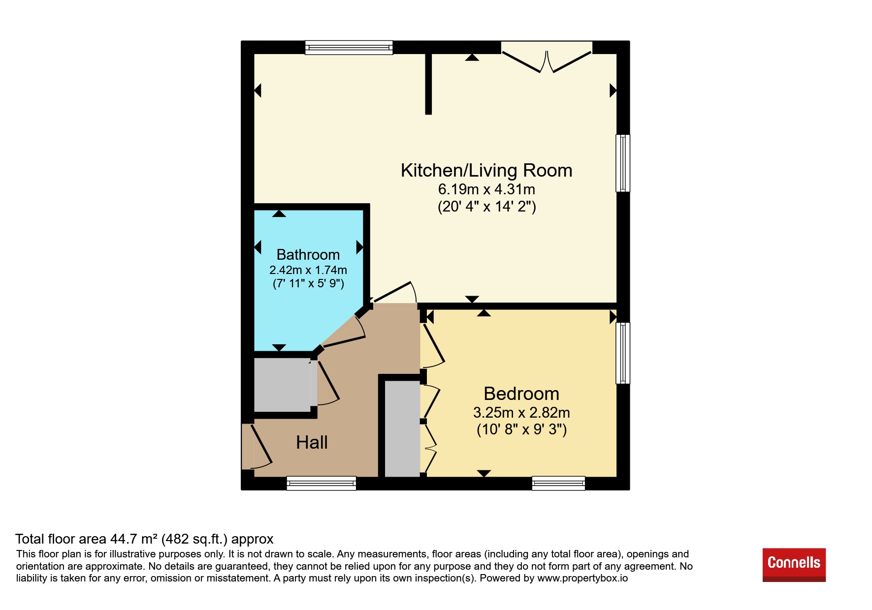 Flat 6, Morten Court, 2b, Dodd Road, Watford floorplan