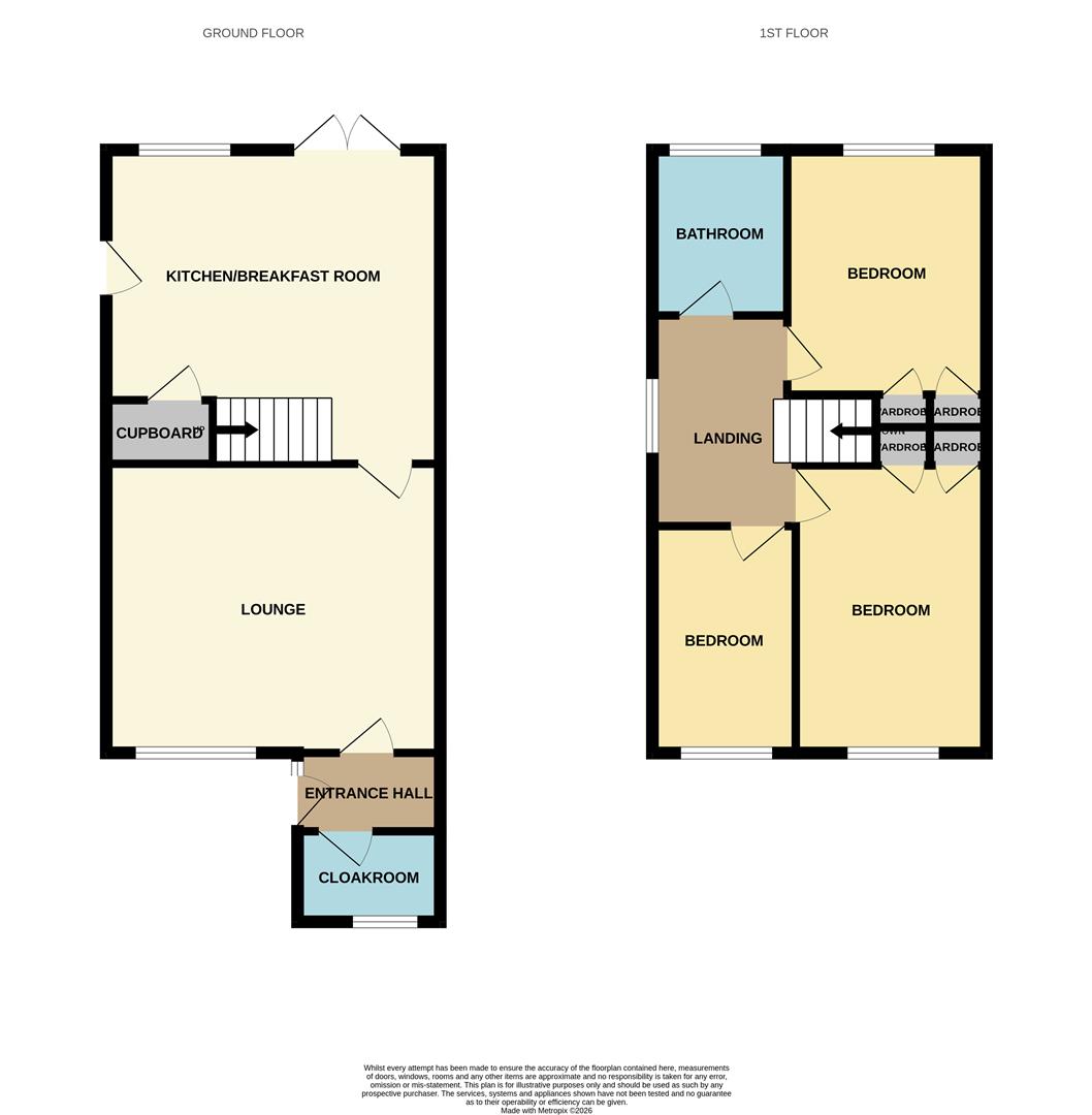 46, Broadhurst Gardens, Burnham-On-Sea floorplan