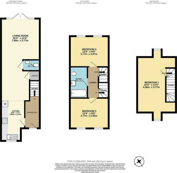 Ivy Street, Rainham, Gillingham, Kent ME8, 3 bedroom terraced house for