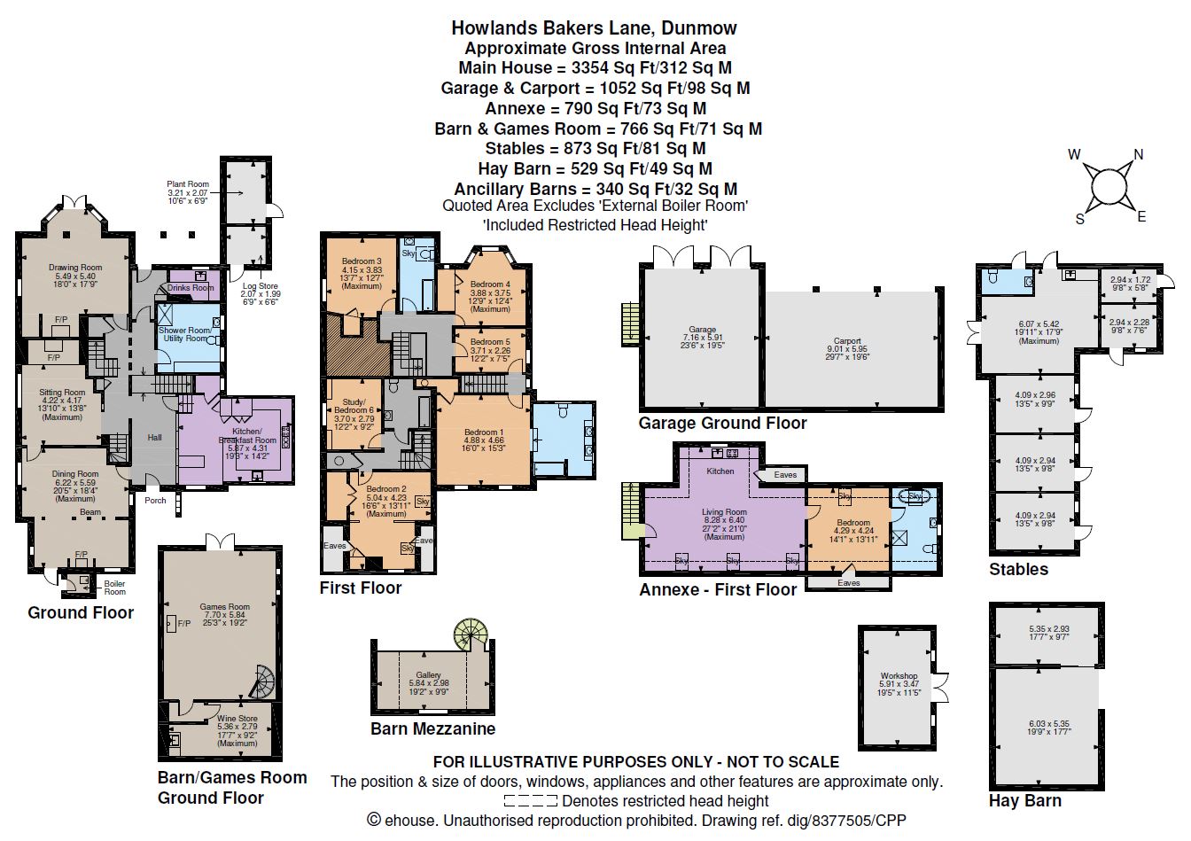 6 Bedrooms Detached house for sale in Bakers Lane, Felsted, Dunmow, Great Dunmow, Dunessex CM6