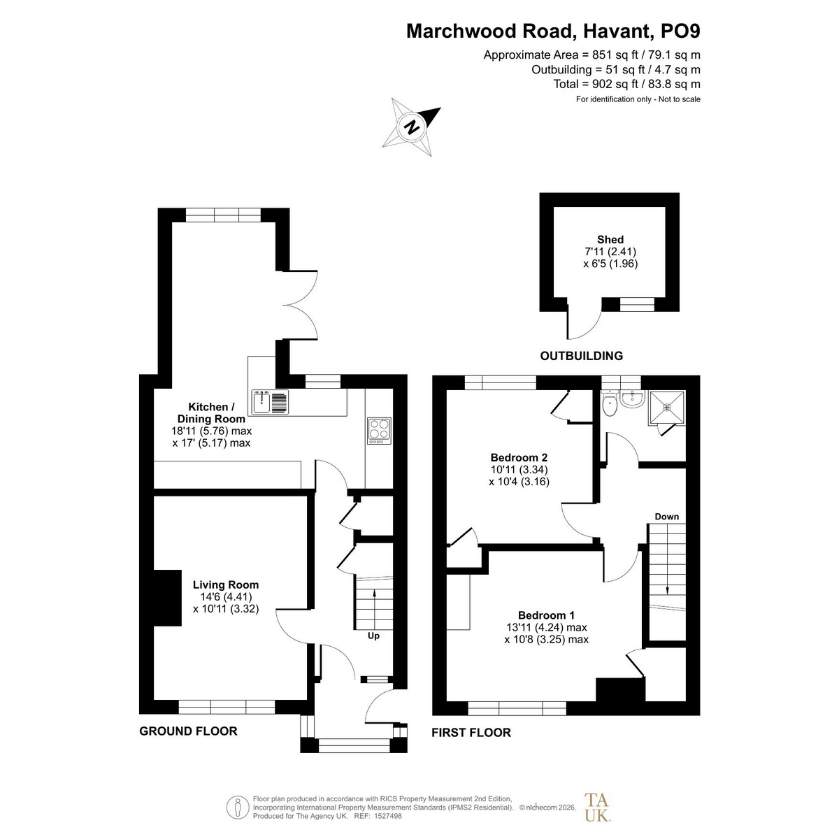22, Marchwood Road, Havant floorplan