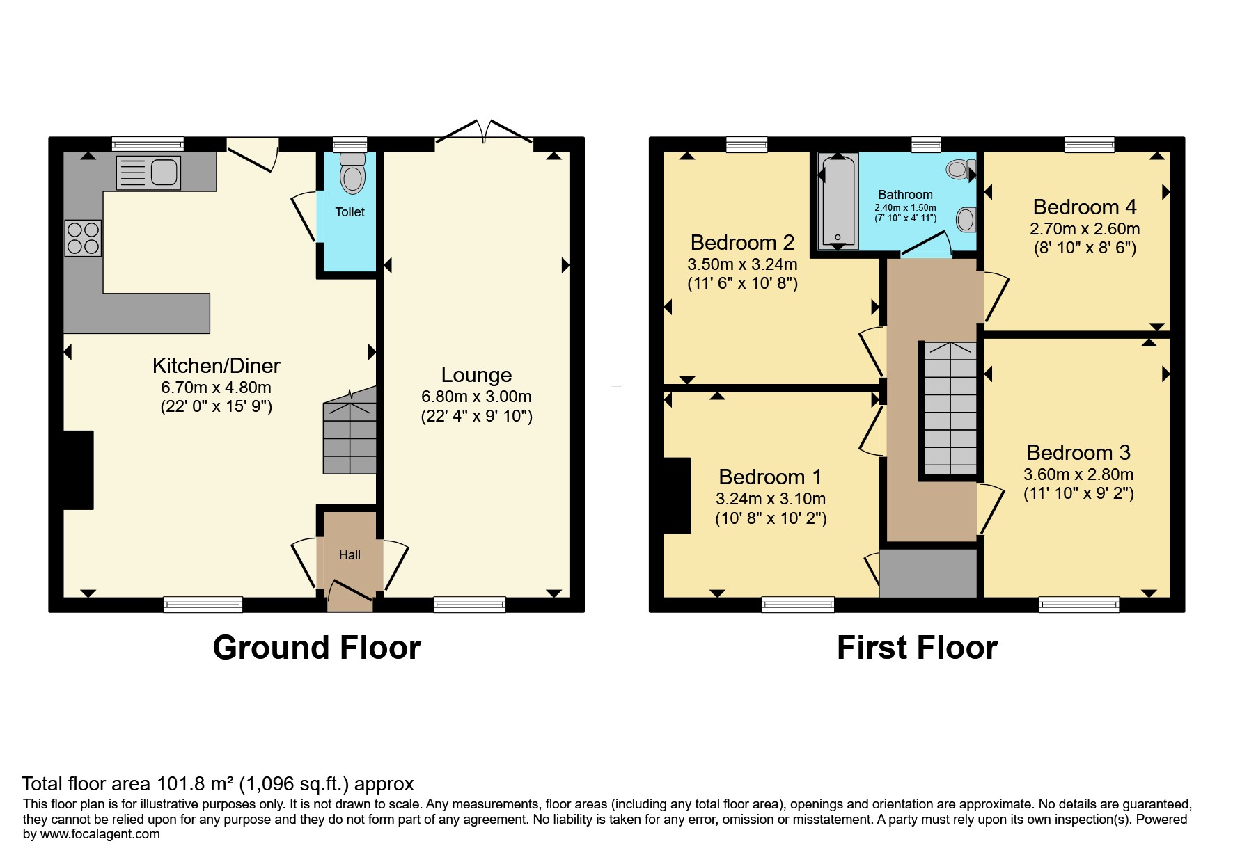 869, Atherton Road, Wigan floorplan