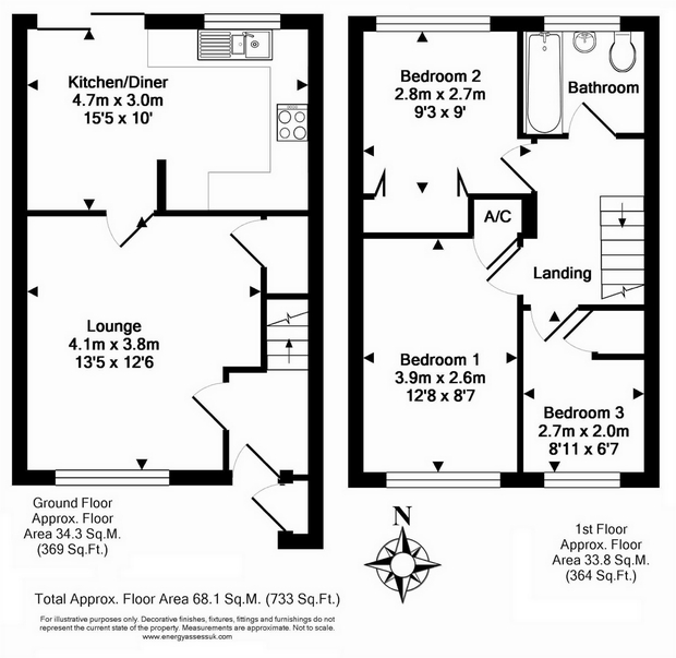 3 Bedrooms Terraced house for sale in Cranstoun Close, Guildford, Surrey GU3