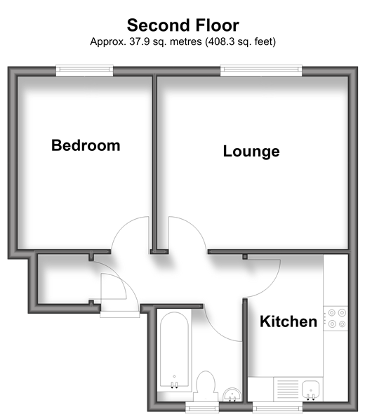 Beresford Road, Gillingham floorplan