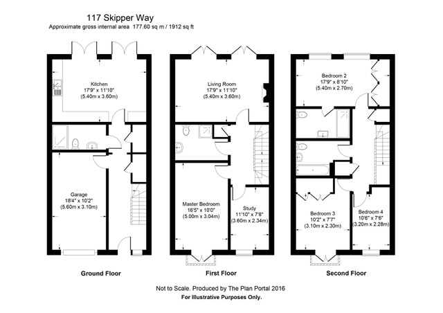 5 Bedrooms Town house to rent in Skipper Way, Little Paxton, St Neots PE19