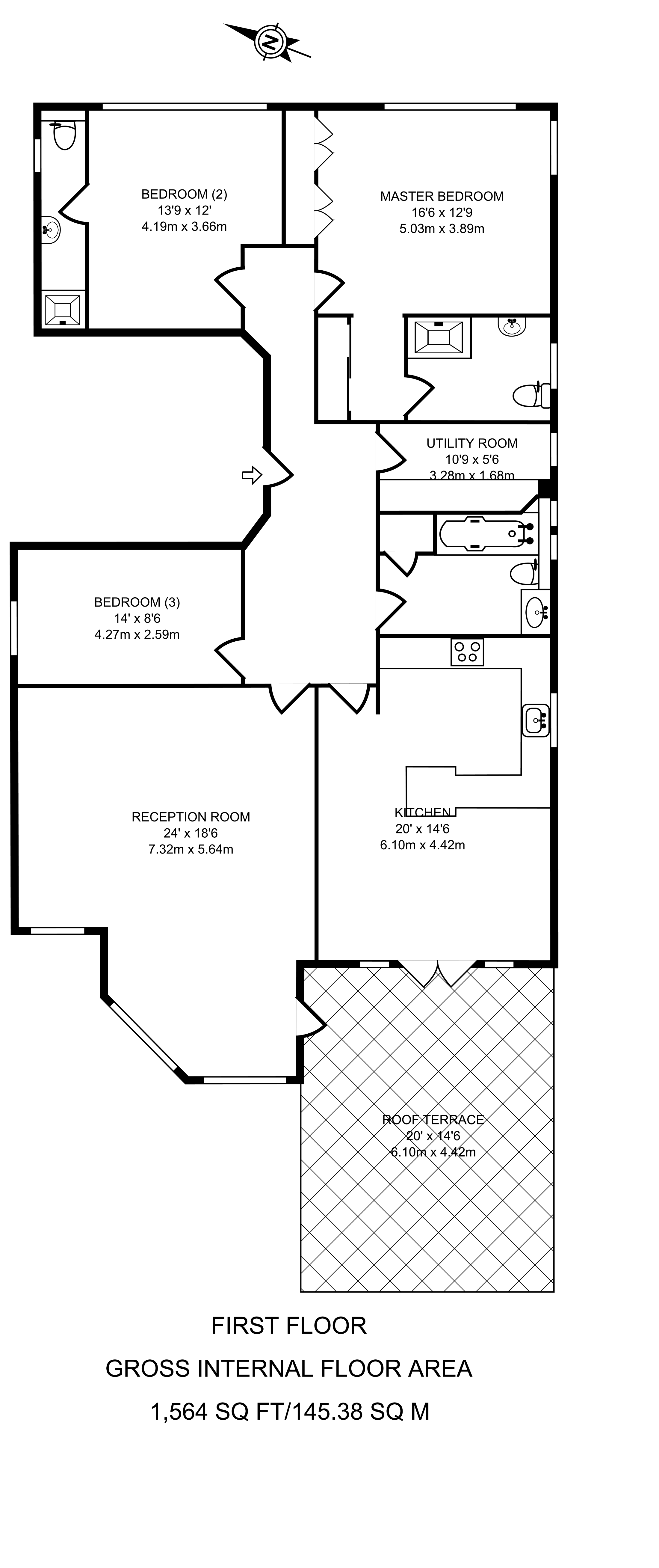 3 Bedrooms Flat to rent in Hampstead, Hampstead NW3