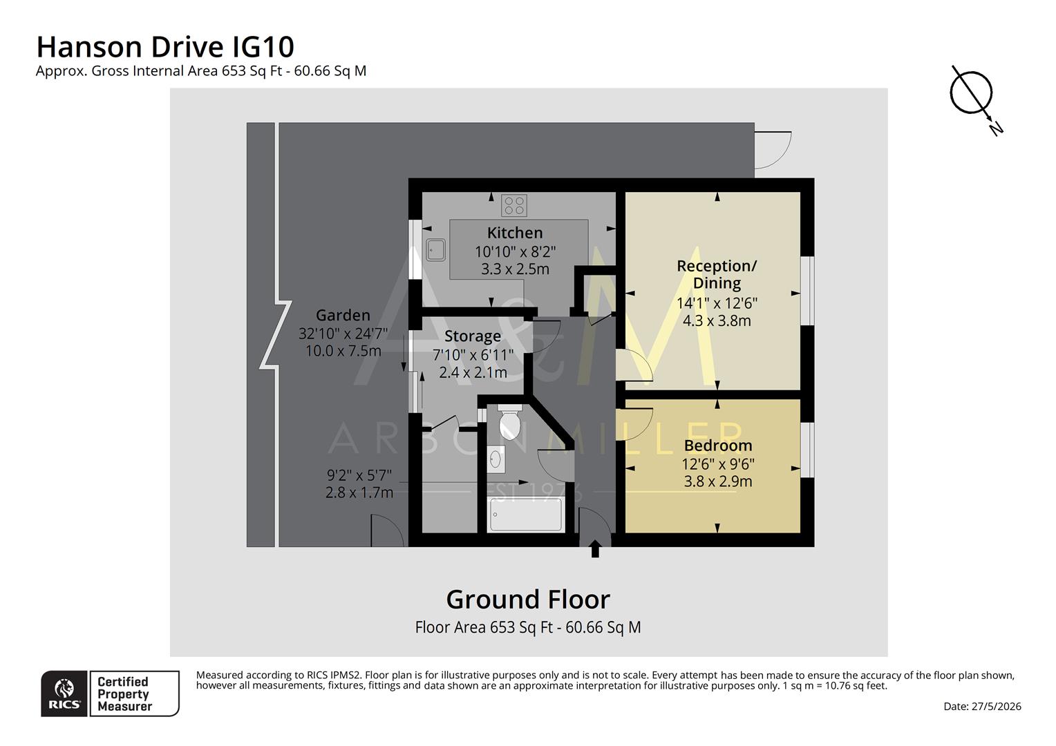 90, Hanson Drive, Loughton floorplan