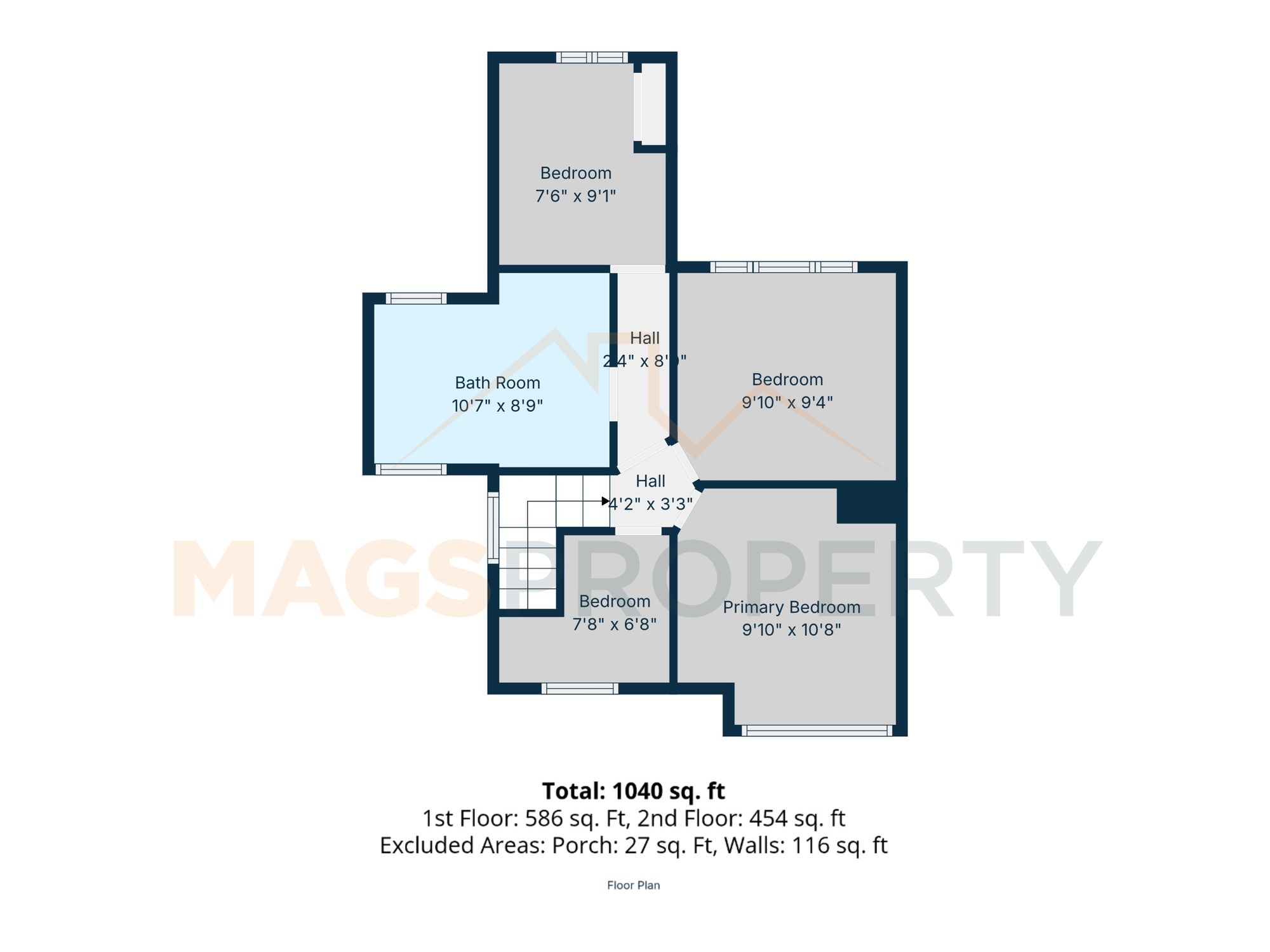 47 Lydford Road, Liverpool floorplan