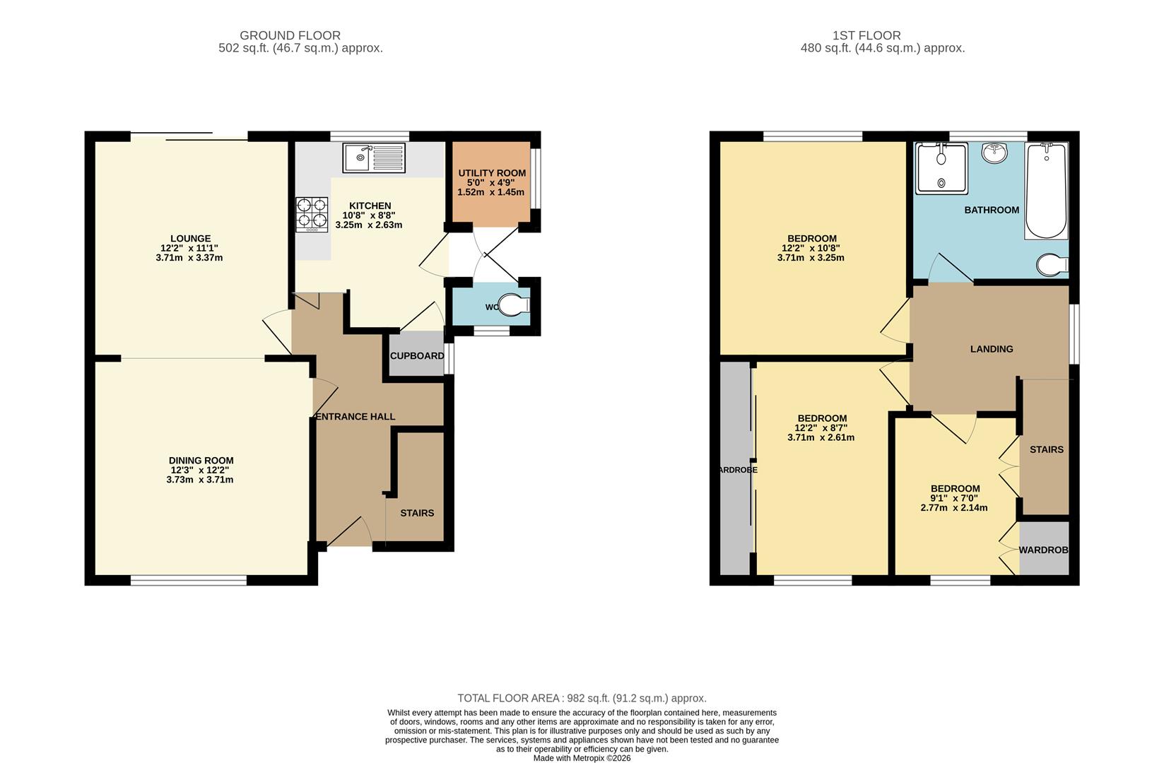 118, Maes Glas, Caerphilly floorplan