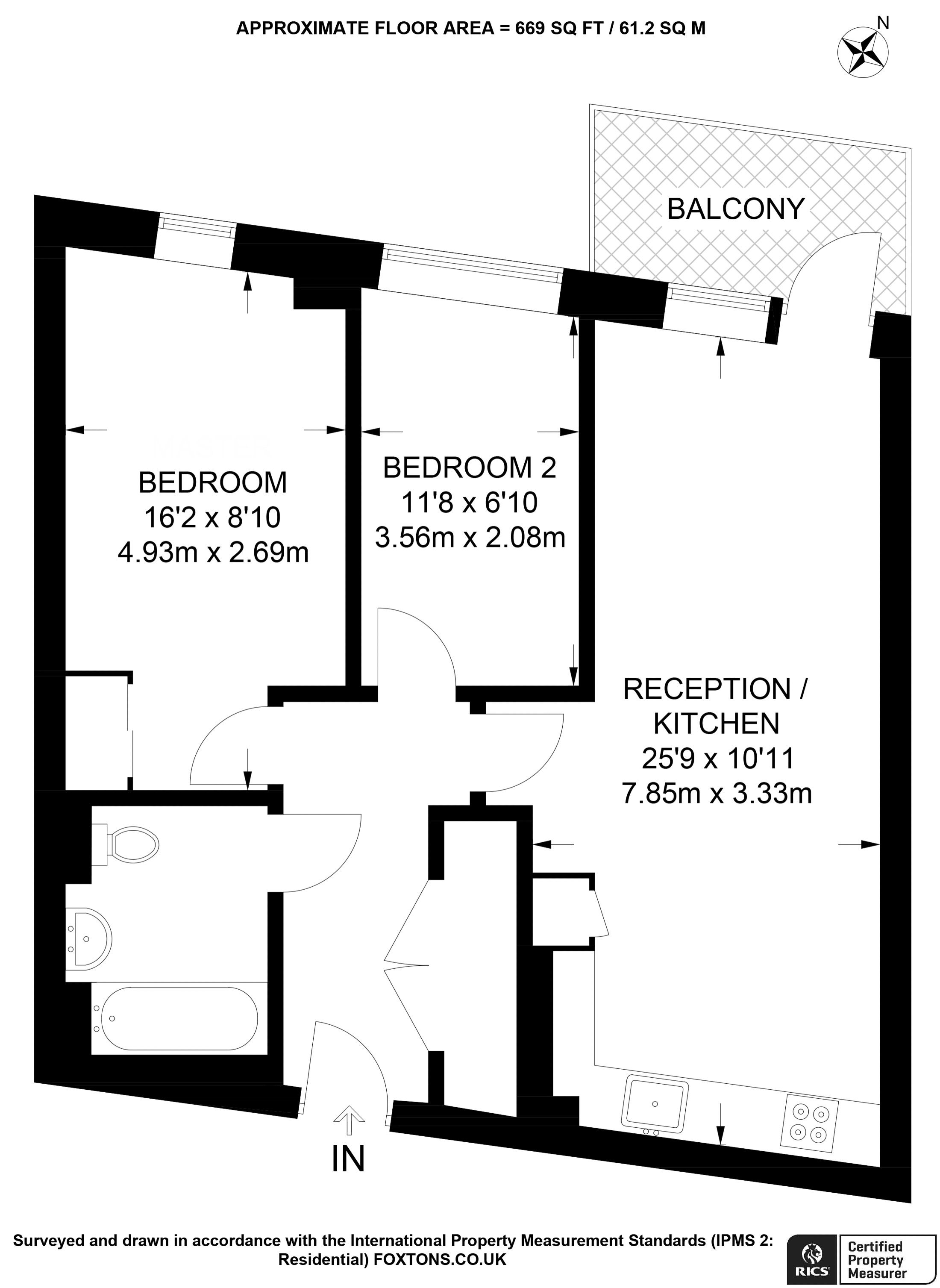 Hoey Court, Barry Blandford Way, Bow, London E3, 2 bedroom flat for
