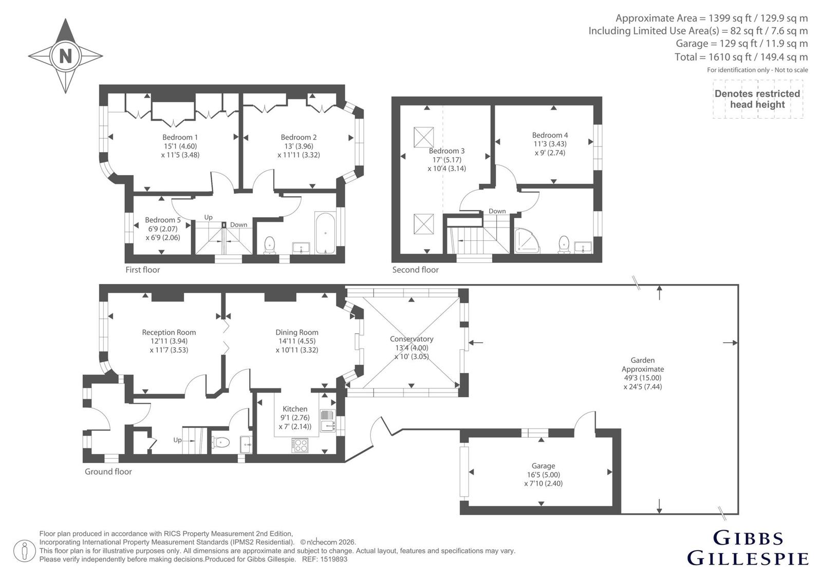 124, Cheyneys Avenue, Edgware floorplan