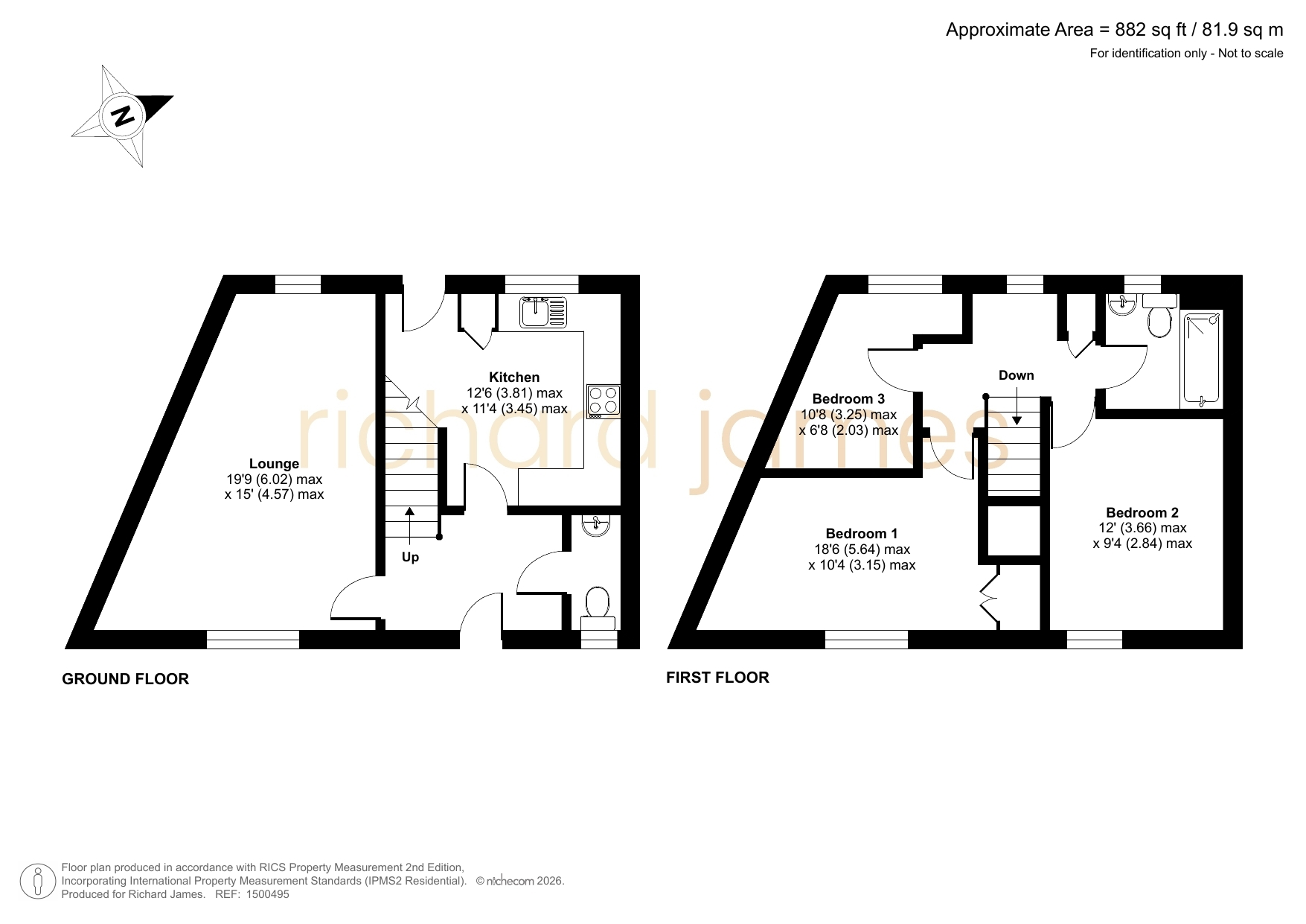 64, Winton Road, Swindon floorplan