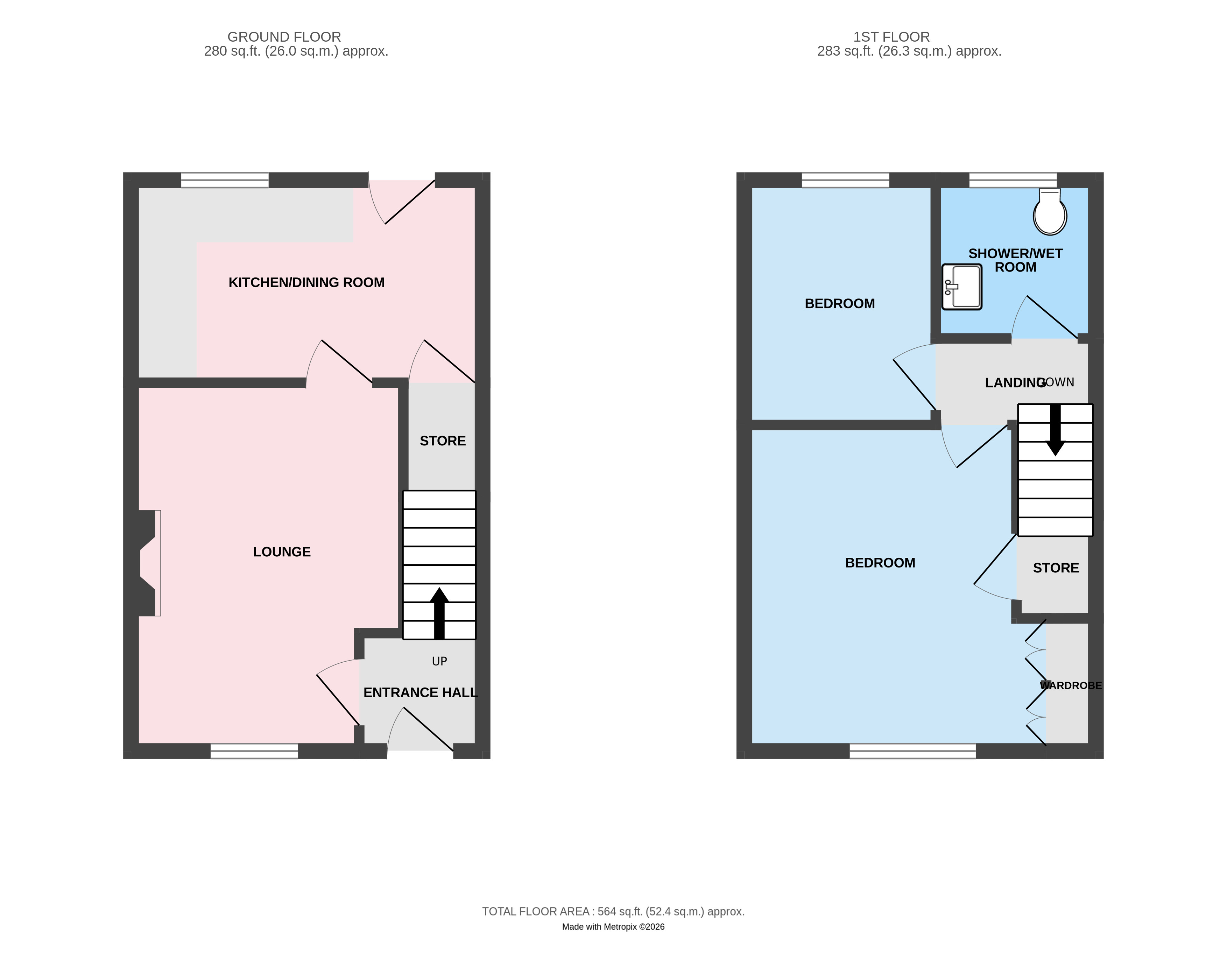 63, Gittens Drive, Shropshire floorplan