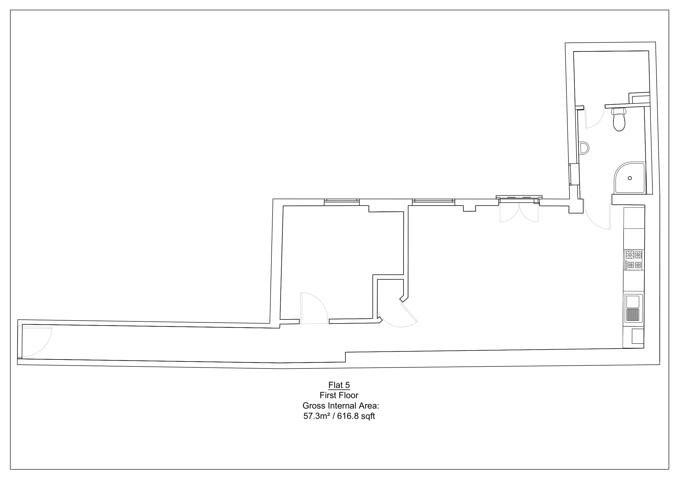 1 Bedrooms Flat to rent in Flat 5, The Lofts, 3 Parsons Street OX16