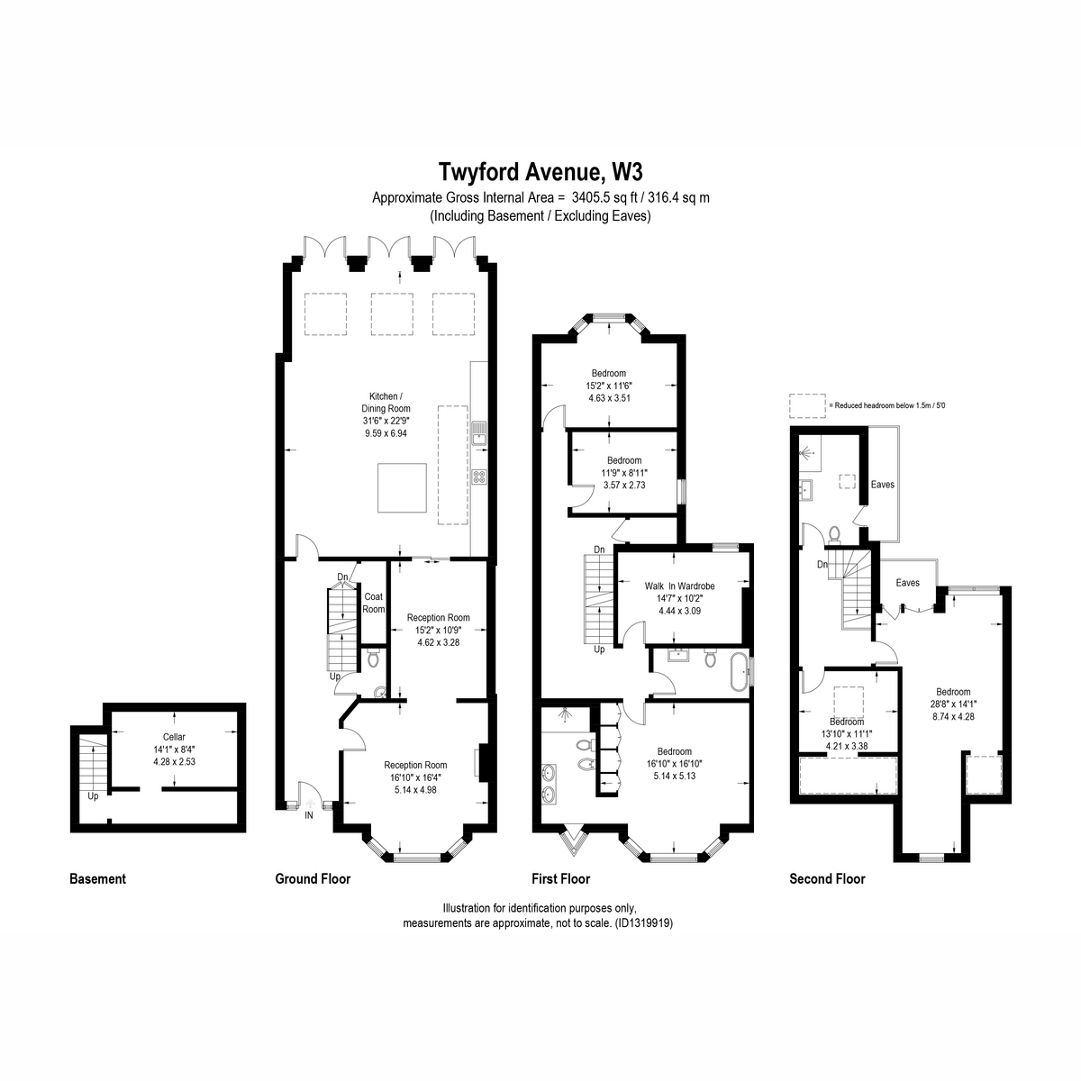 85, Twyford Avenue, London floorplan