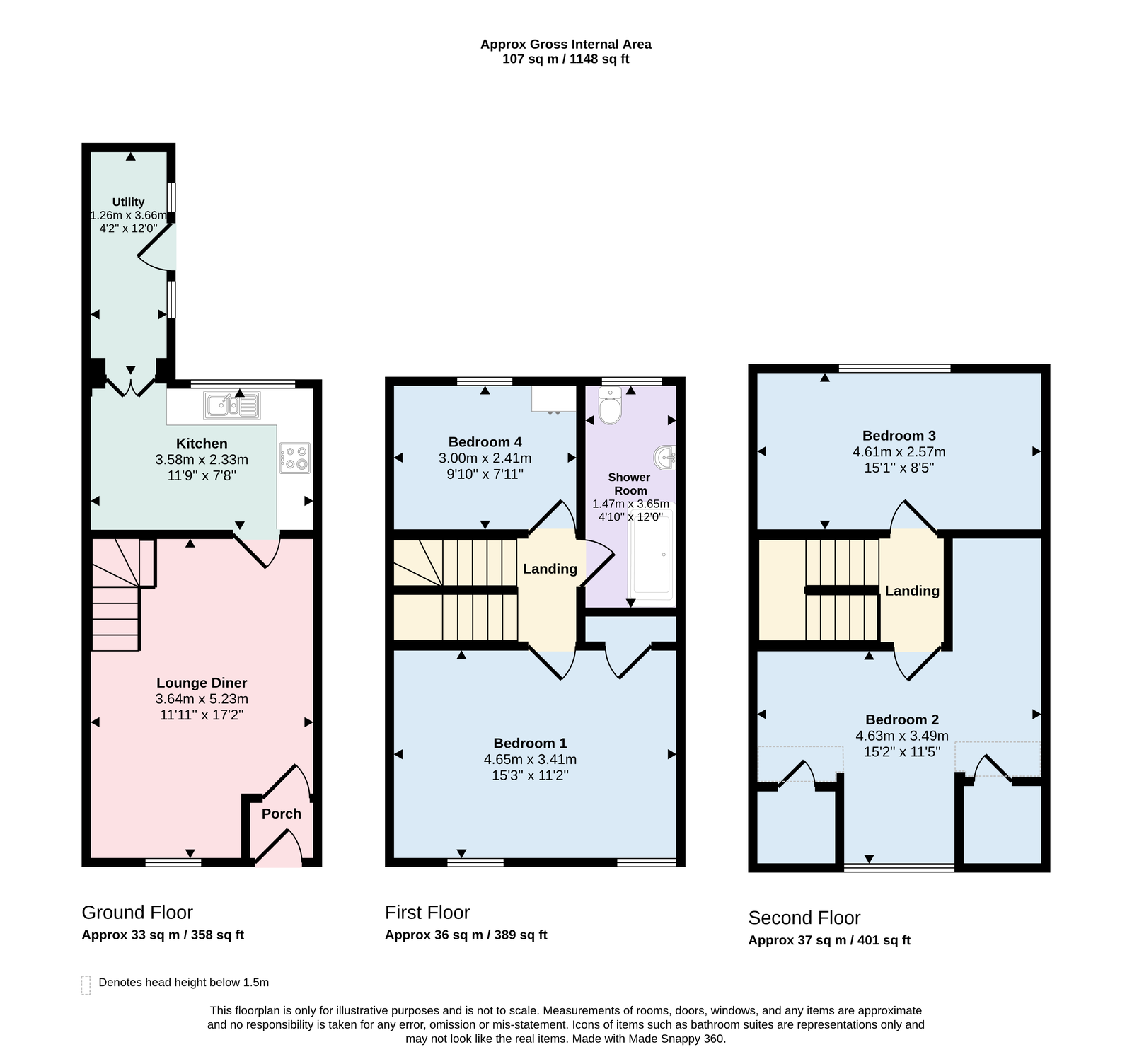 44, Furnace Road, Maryport floorplan