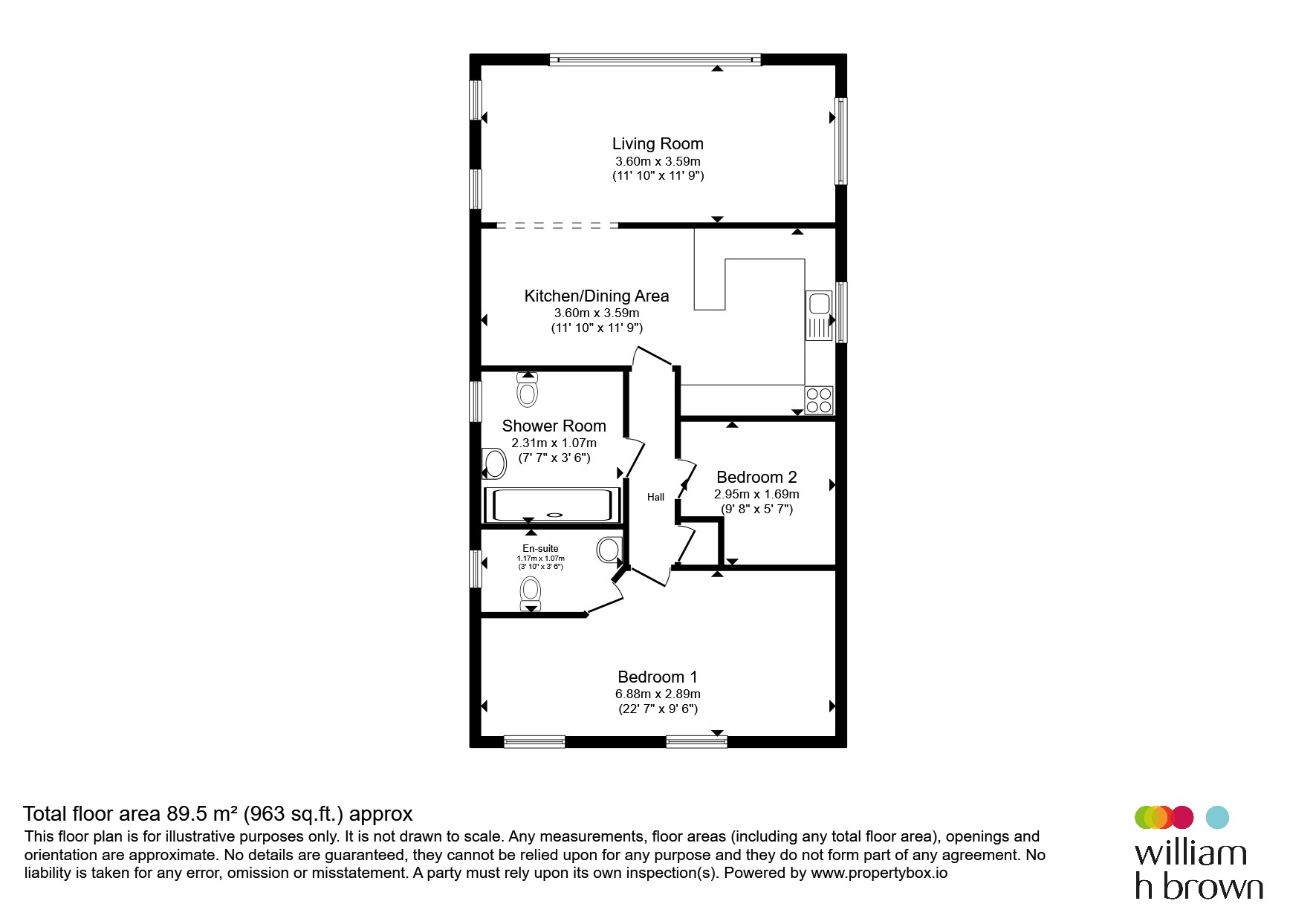 The Park Lane, Witham Bank, Lincoln floorplan