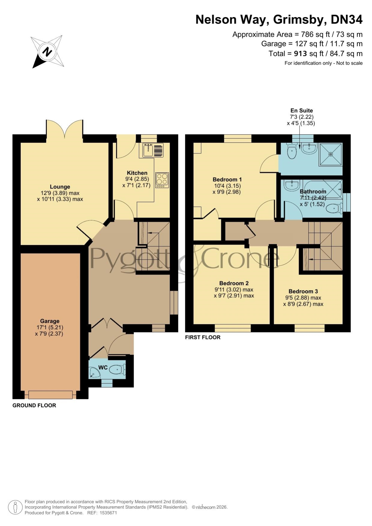 Nelson Way, Grimsby floorplan