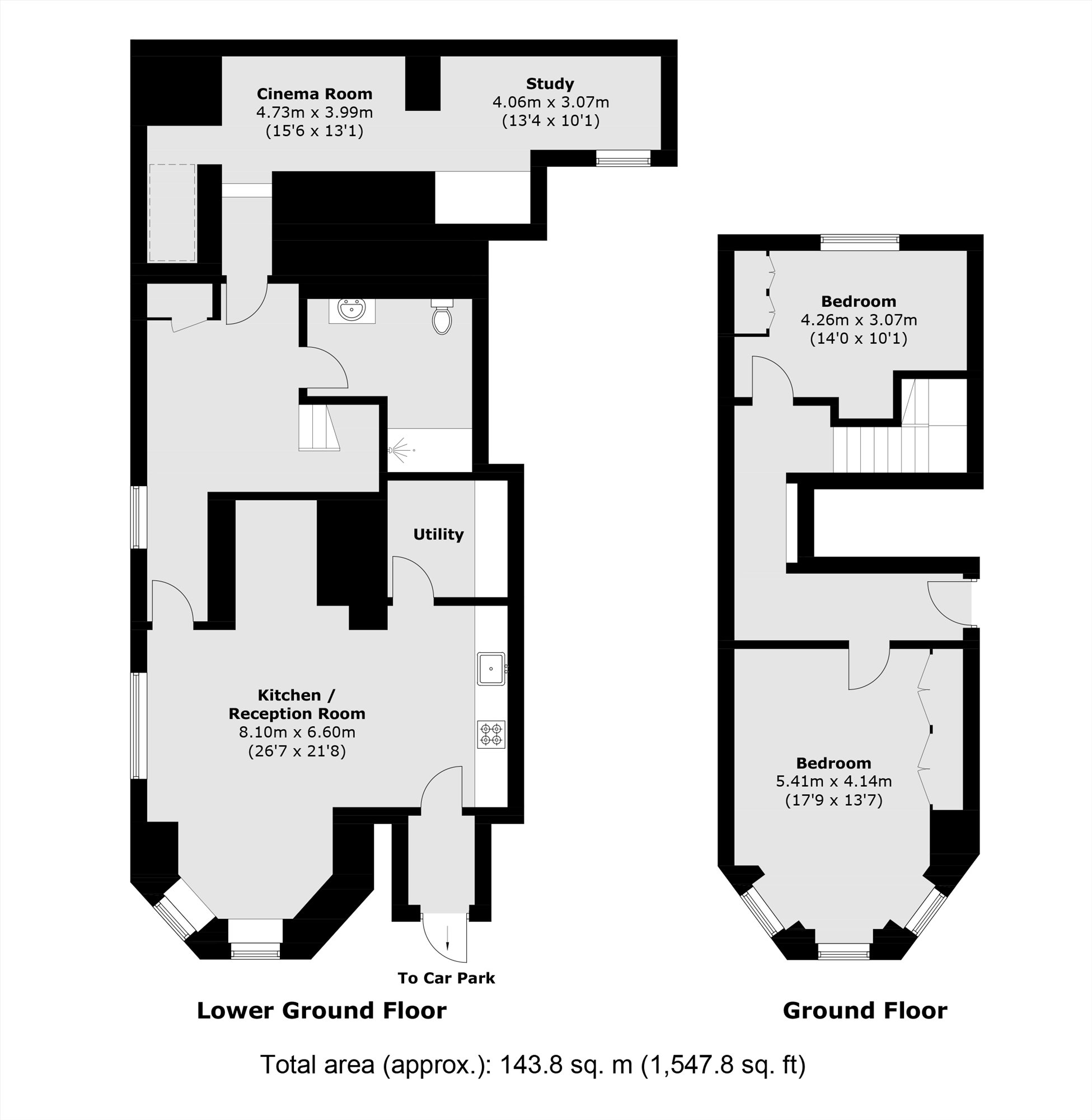 Flat 1, Holland House, 6, Church Street, Isleworth floorplan
