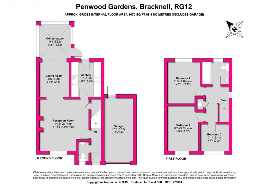 3 Bedrooms Link-detached house for sale in Penwood Gardens, Bracknell RG12