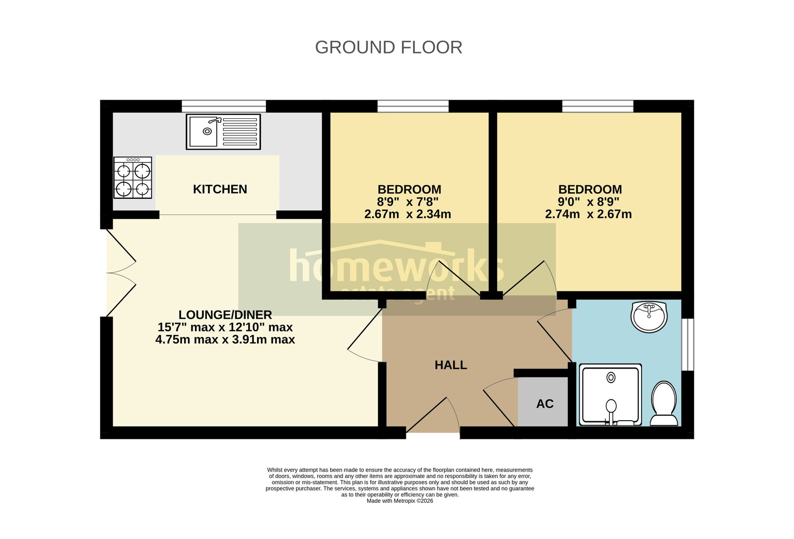 1, Erwin Court, Dereham floorplan