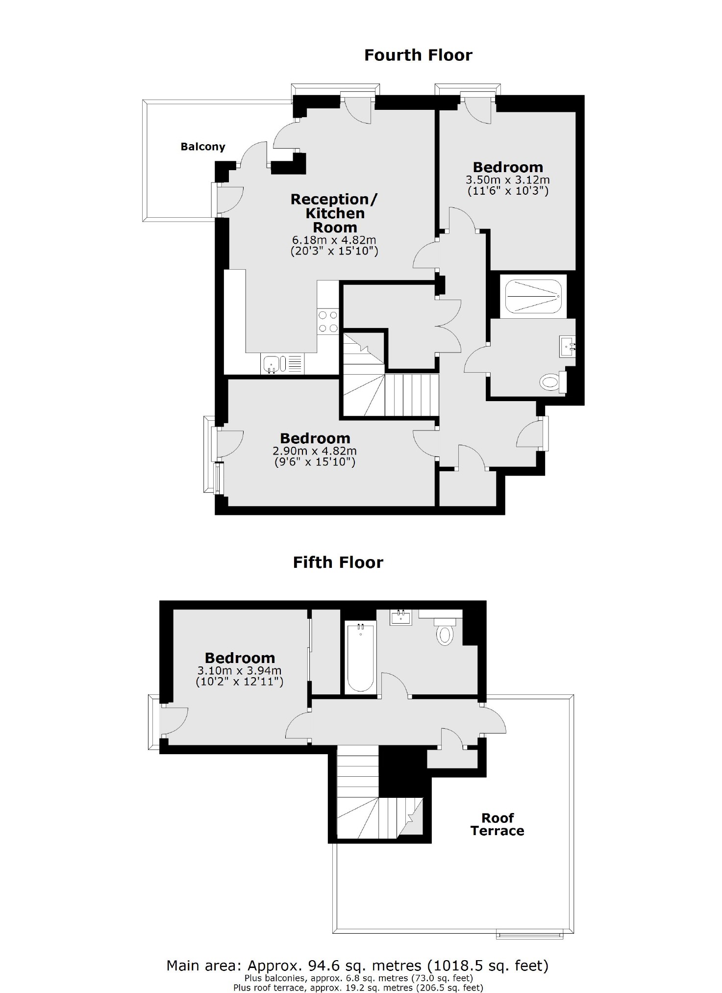 24 Baroque Gardens, Grand Canal Avenue, London floorplan