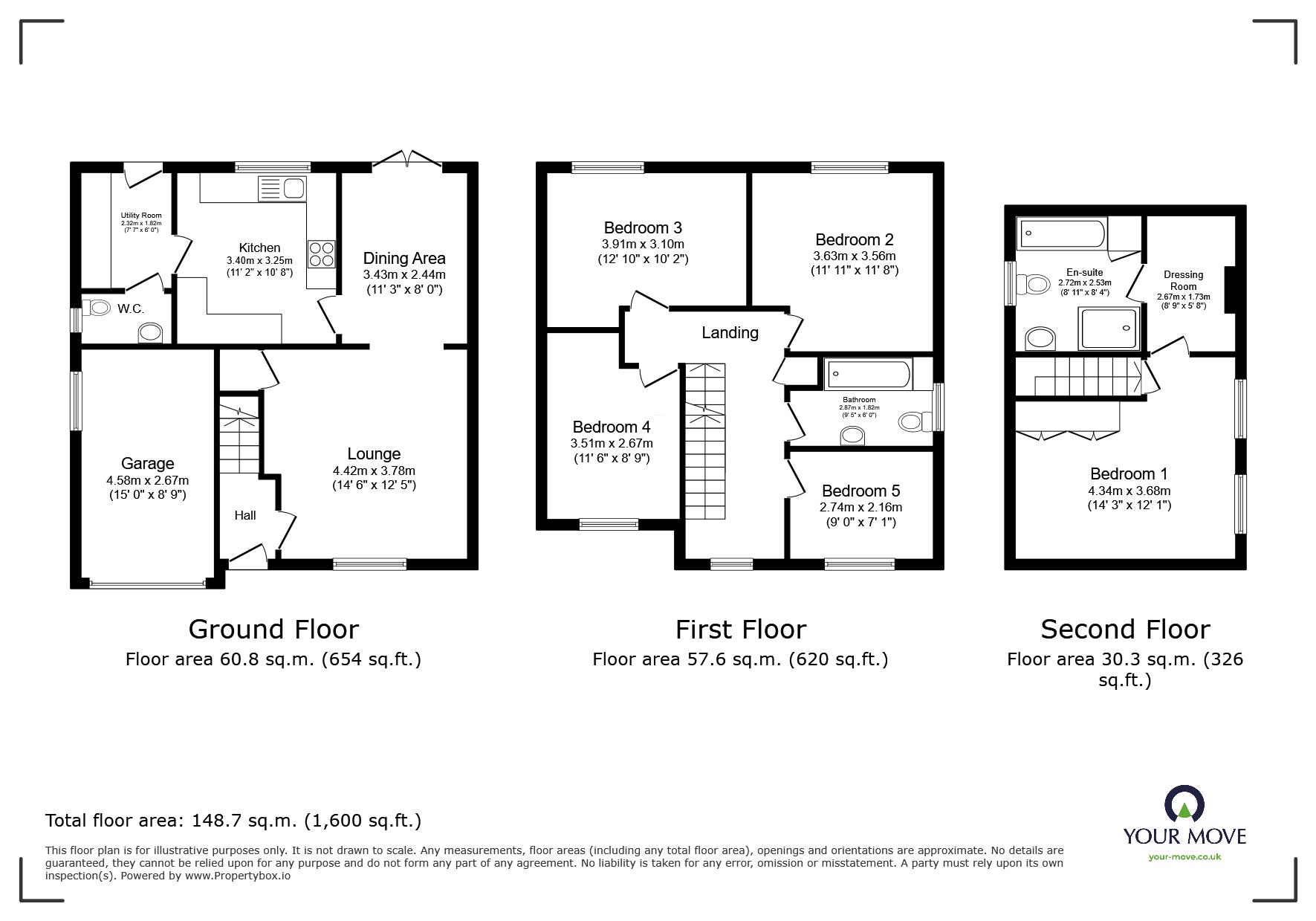 49, Hope Way, Swadlincote floorplan