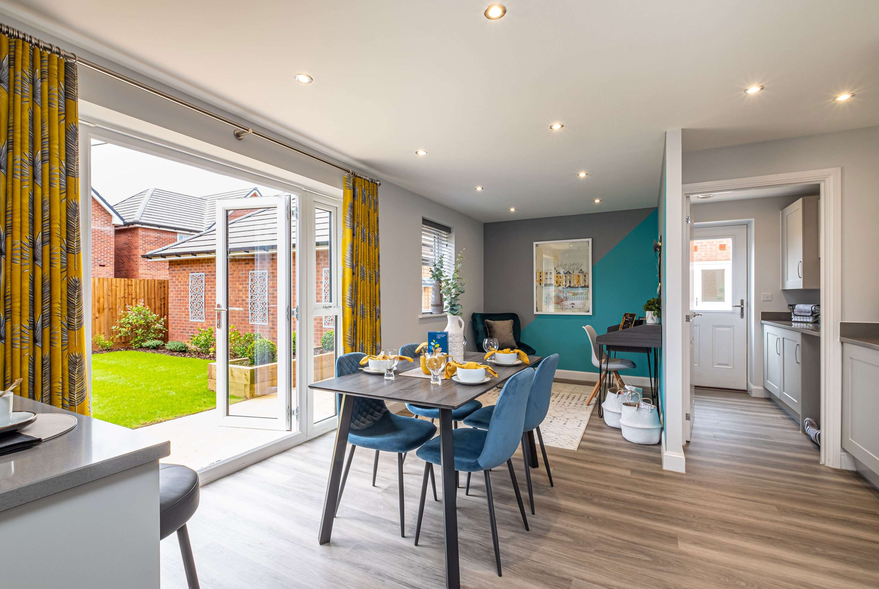 Property 3 of 10. Interior View Of The Open Plan Kitchen Dining In Our 5 Bed Lamberton Home