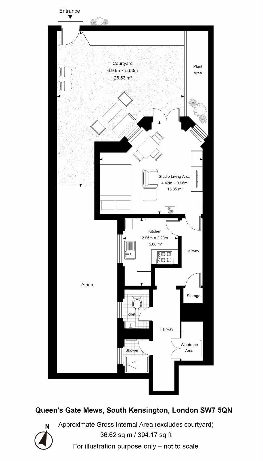 Queen's Gate Mews, South Kensington/ICL/London floorplan
