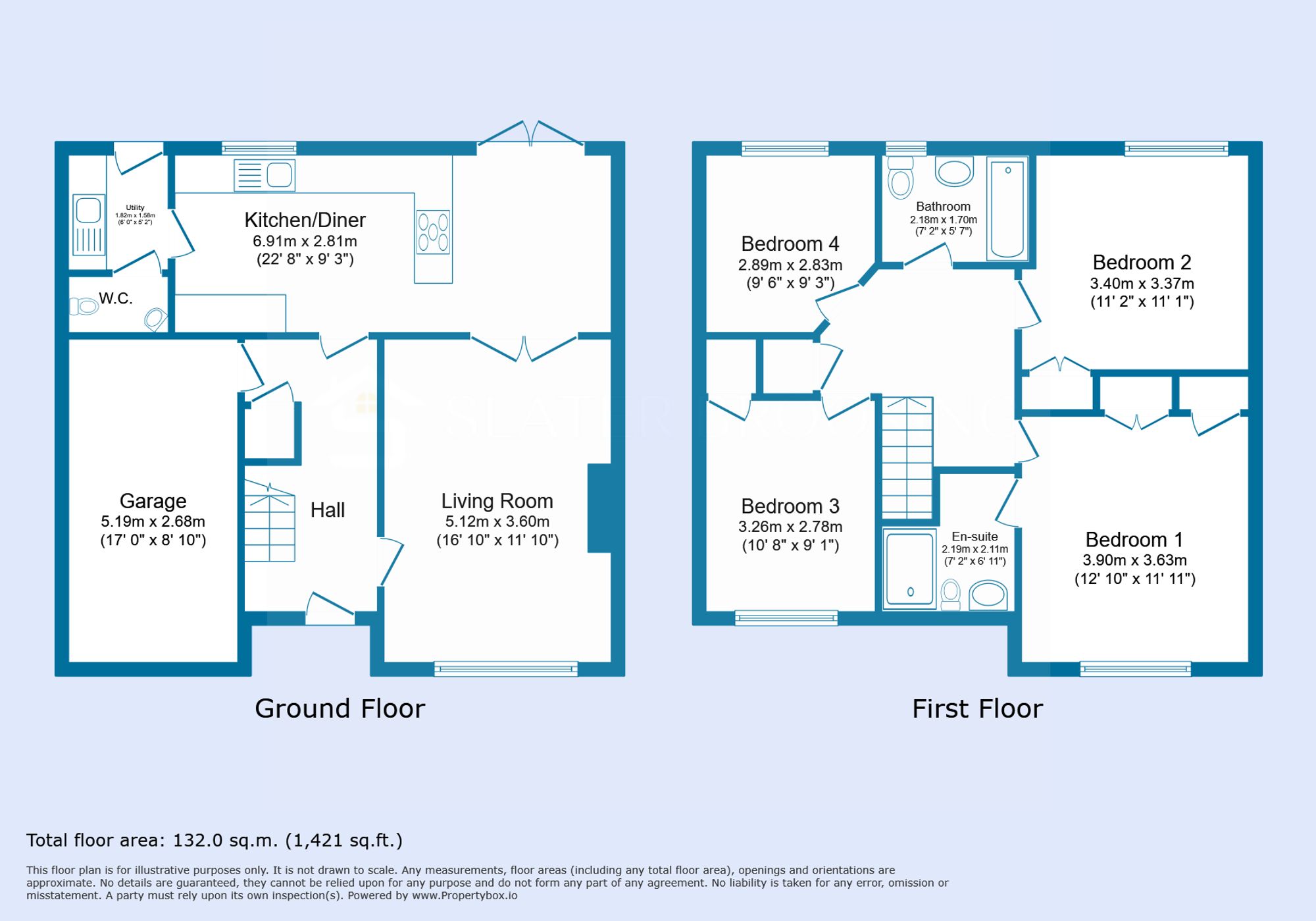 9 Siskin Avenue, Bacup floorplan