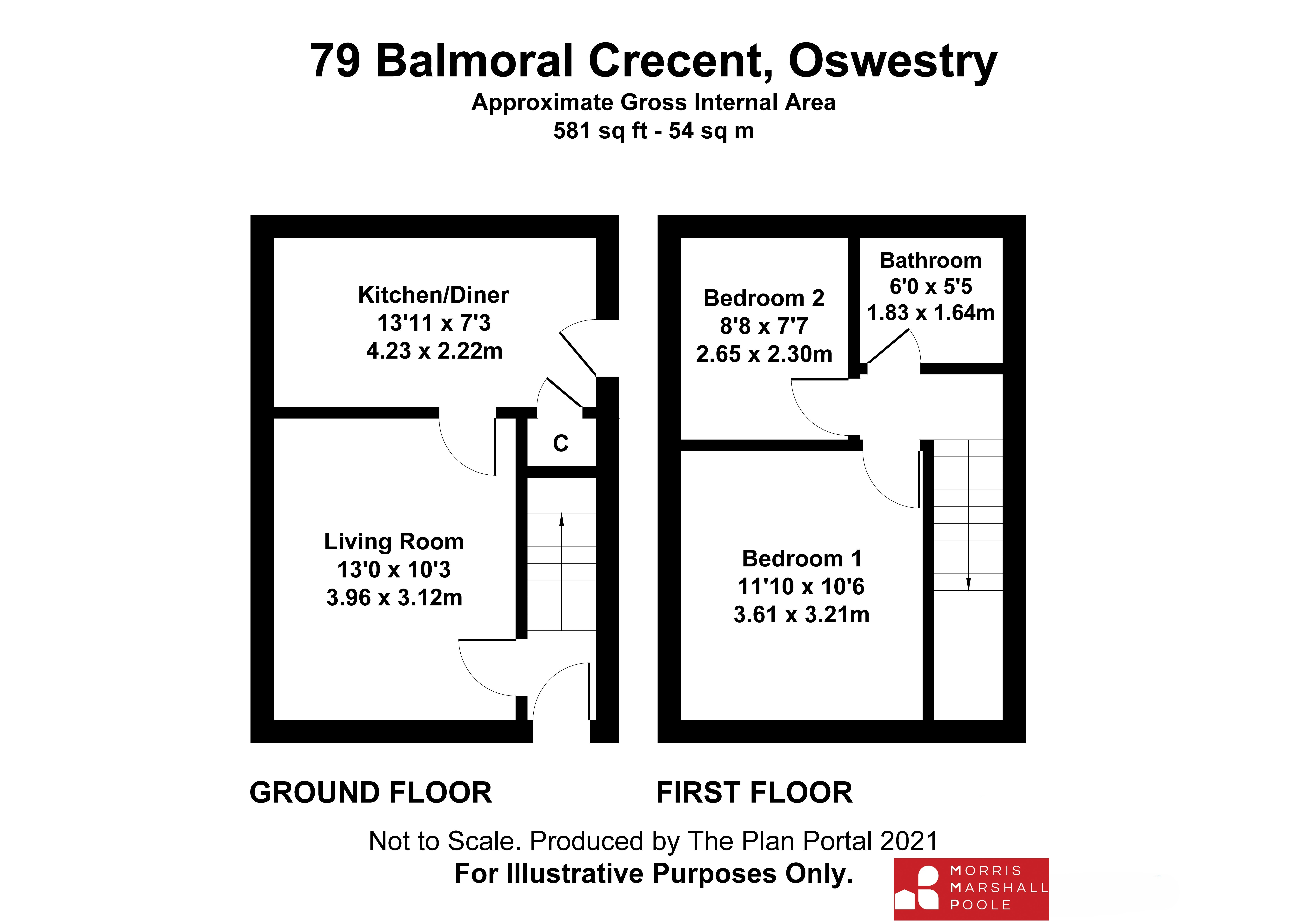 79, Balmoral Crescent, Shropshire floorplan