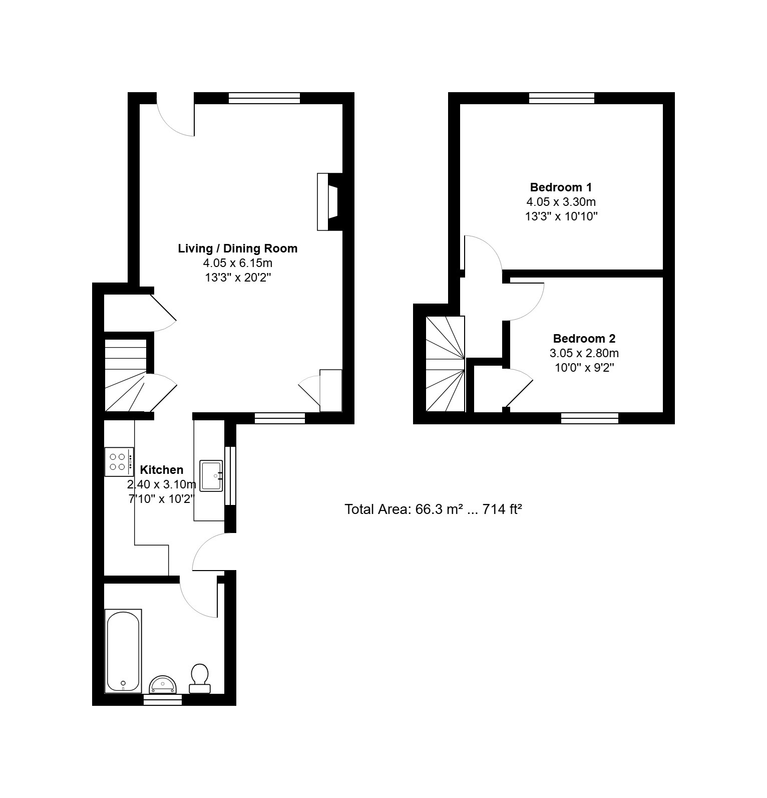 2 Gorleston Cottages, Main Road, King's Lynn floorplan