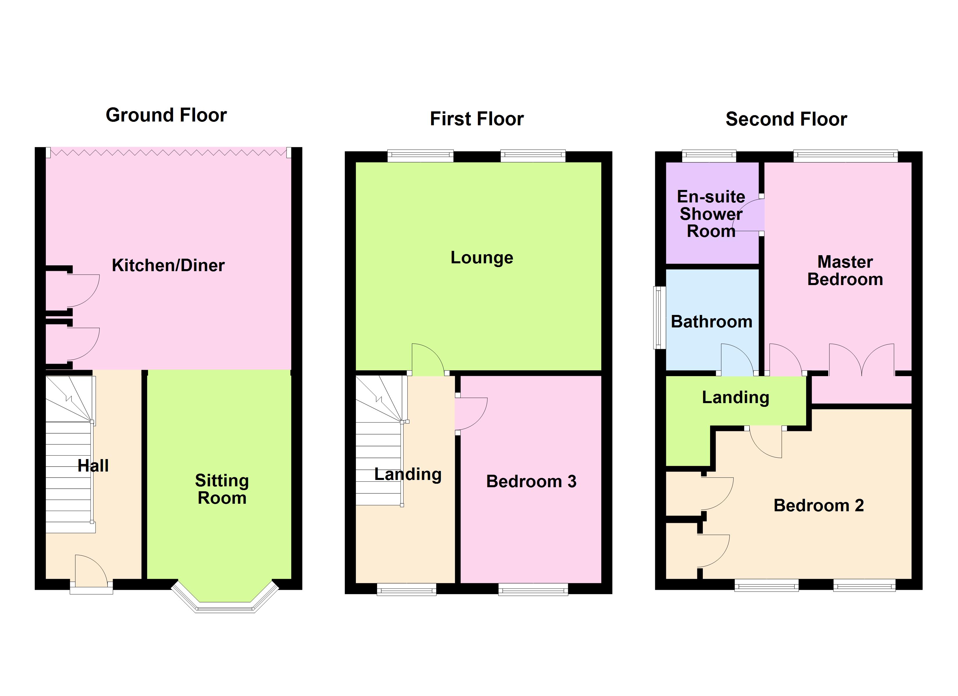 3 Bedrooms Town house for sale in Nether Hall Avenue, Great Barr, Birmingham B43
