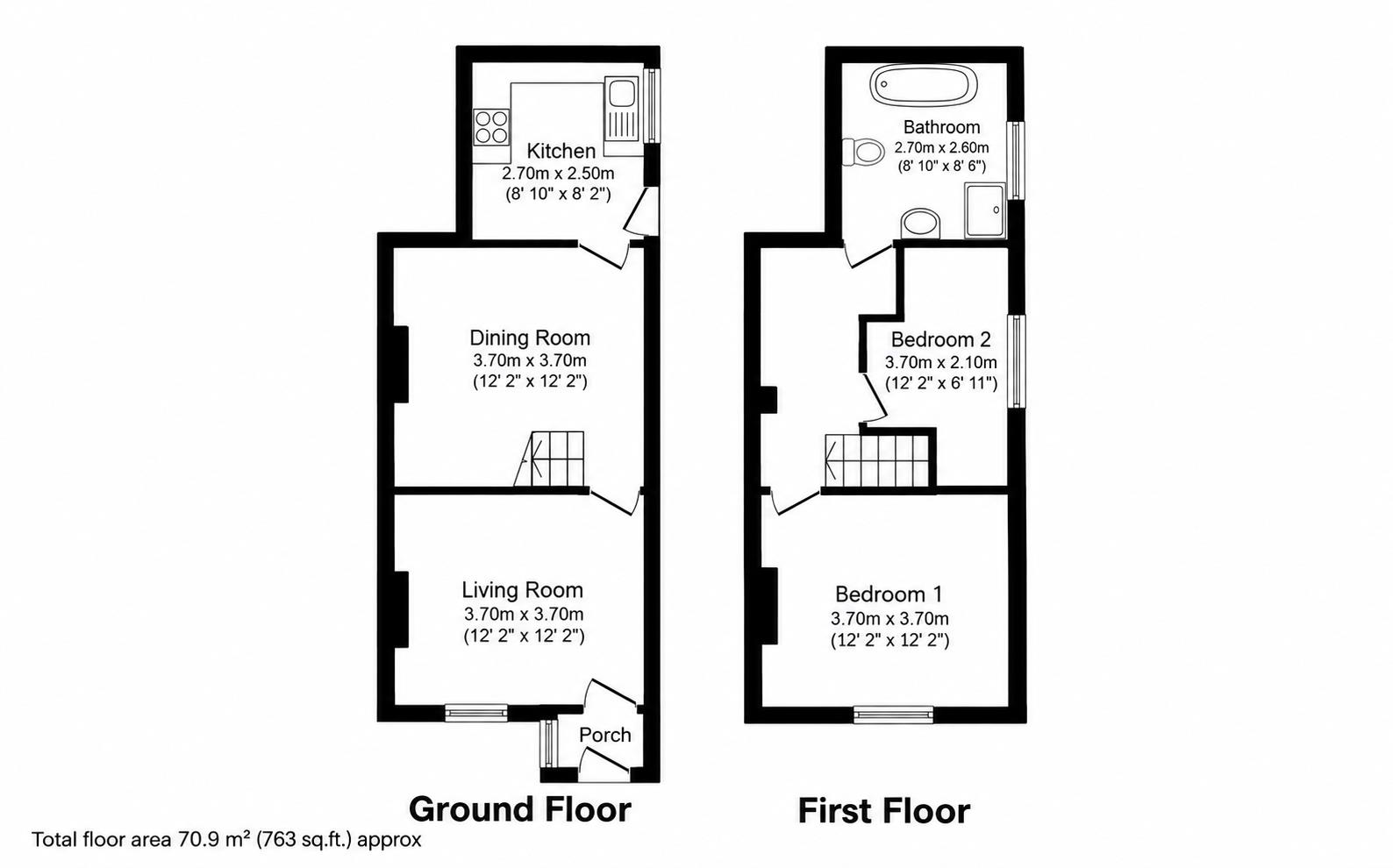 55, Hawthorn Street, Wilmslow floorplan