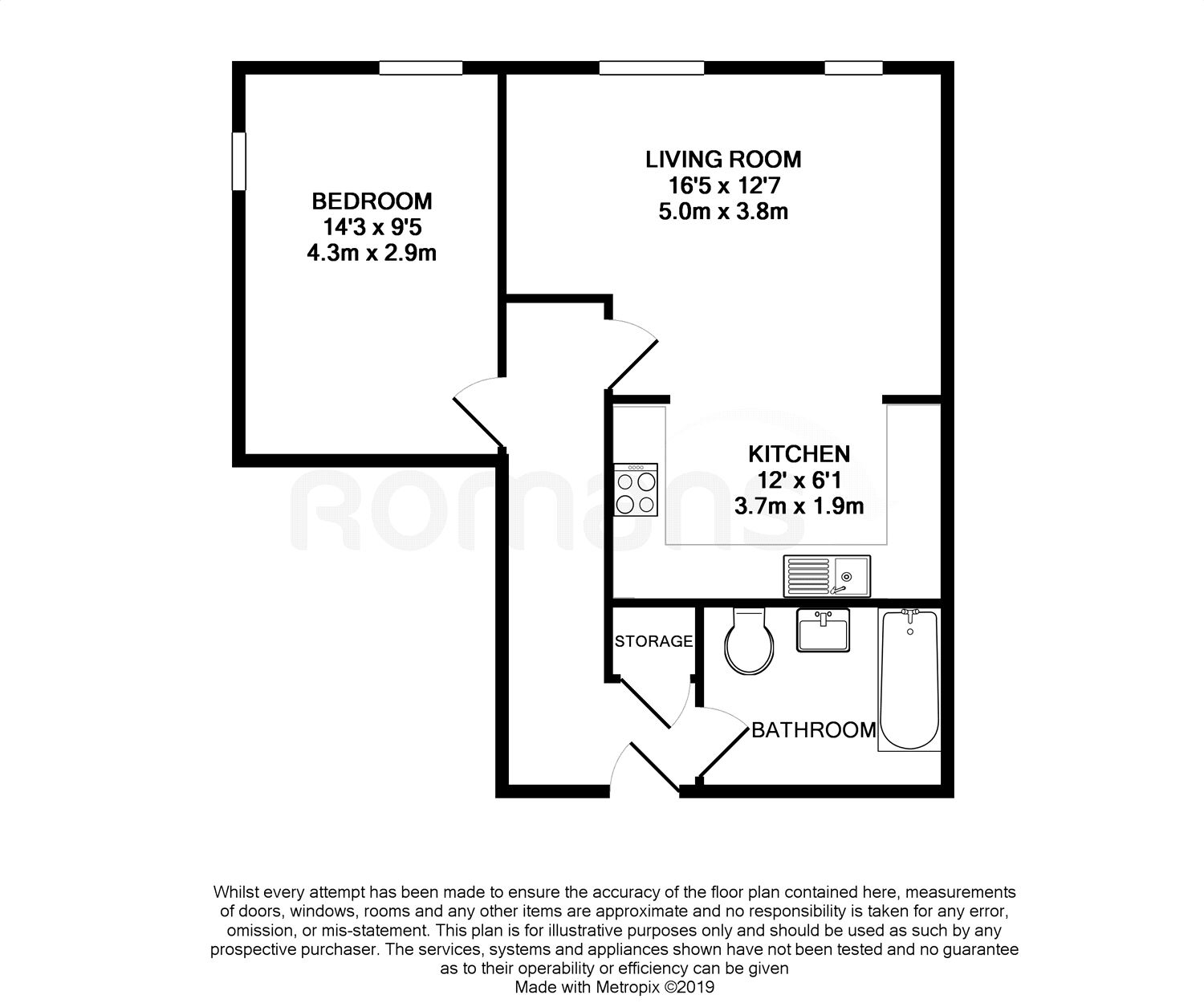 1 Bedrooms Flat for sale in Alexander House, 50 Station Road, Aldershot GU11