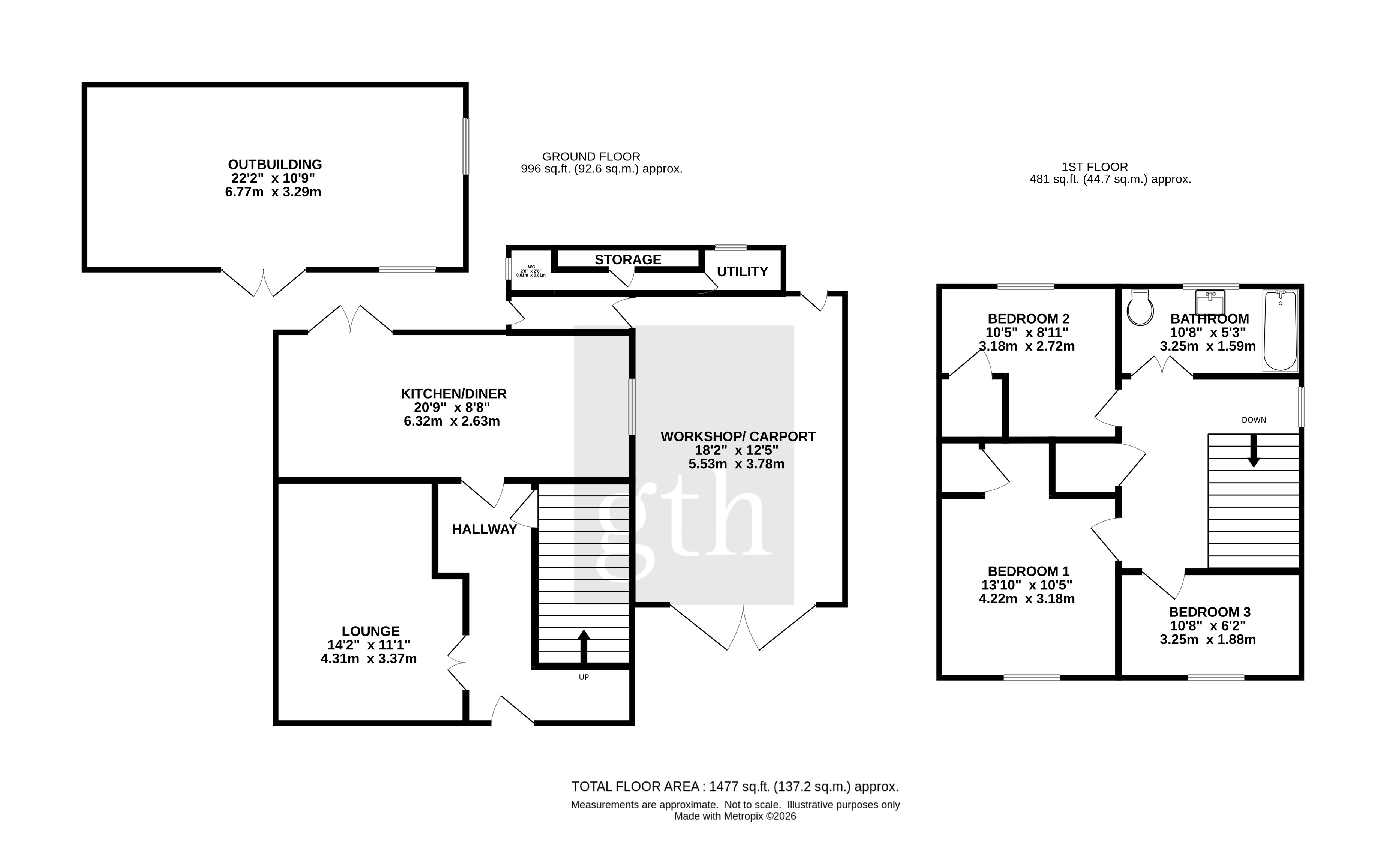 116, Milford Road, Somerset floorplan