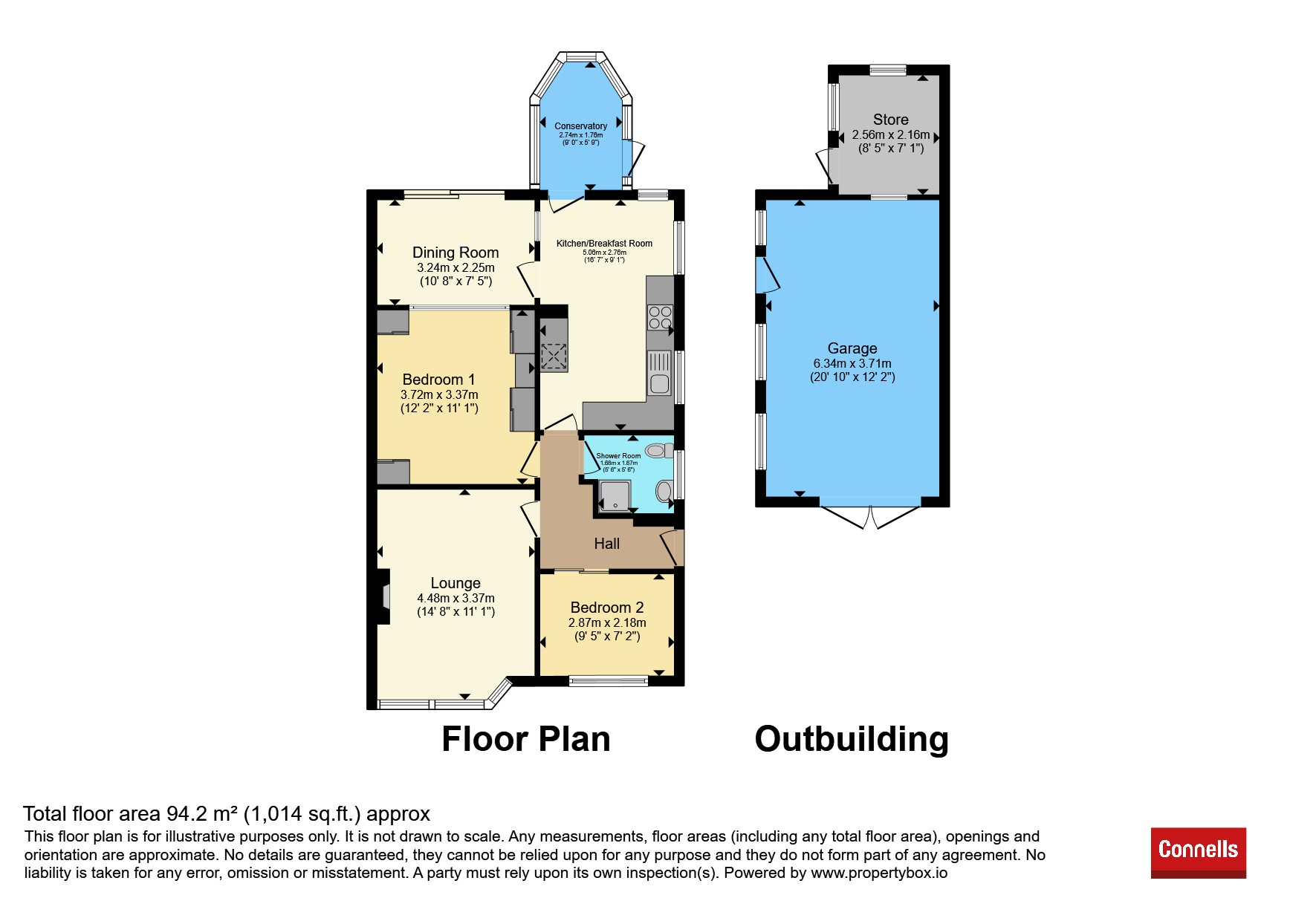 25, Durham Drive, Wigston floorplan