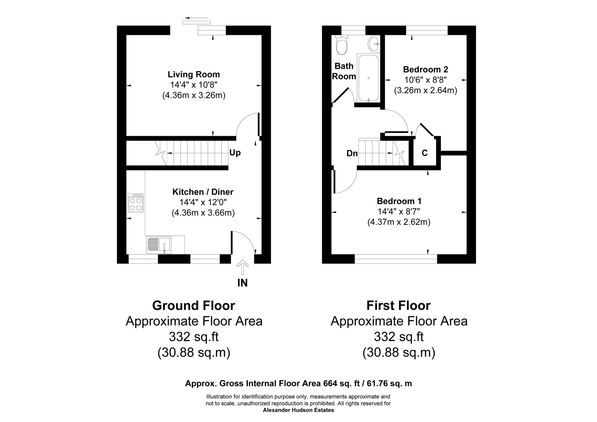 26 Stretton Way, Newcastle Upon Tyne floorplan