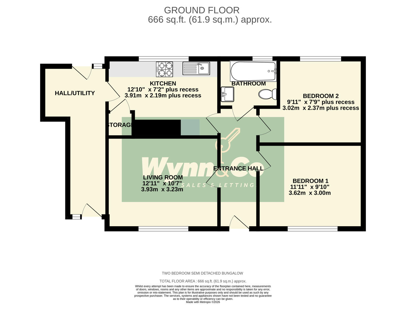 25, Stockingate, Pontefract floorplan